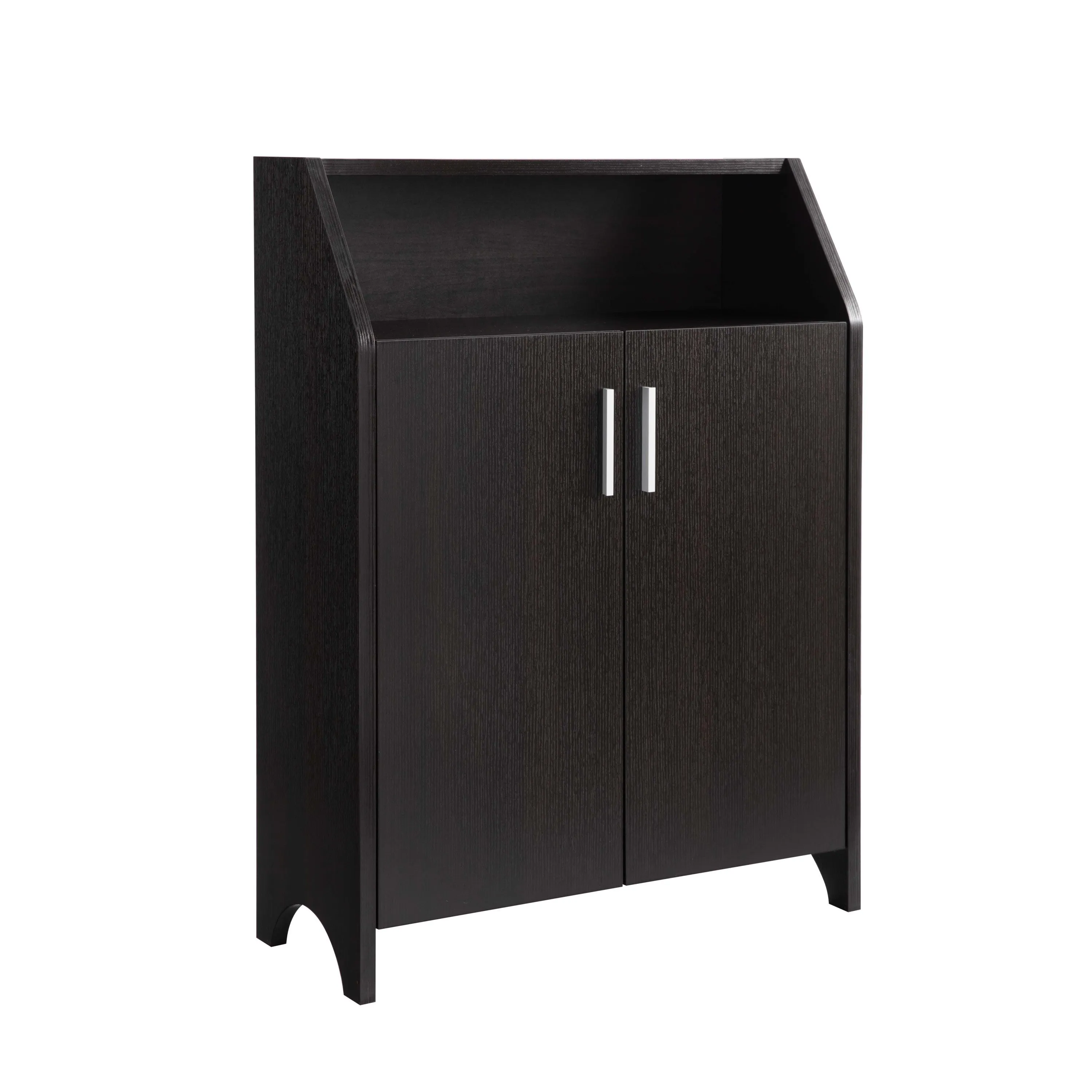 Cory Two Door Shoe Storage Cabinet - Espresso