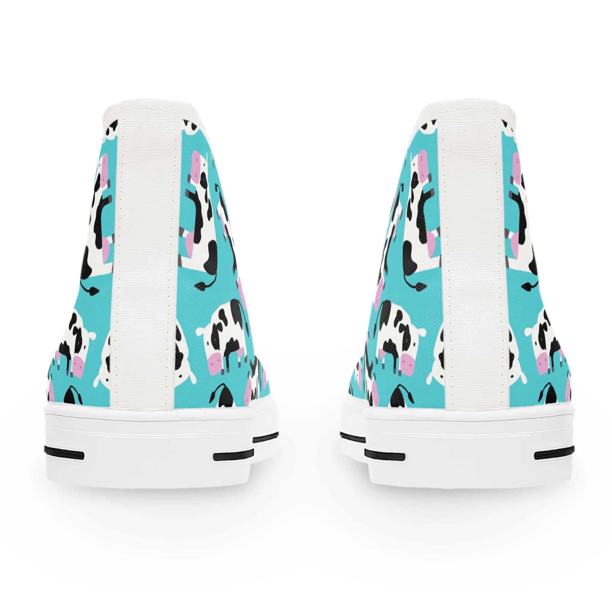 Cow Women's High Top Sneakers