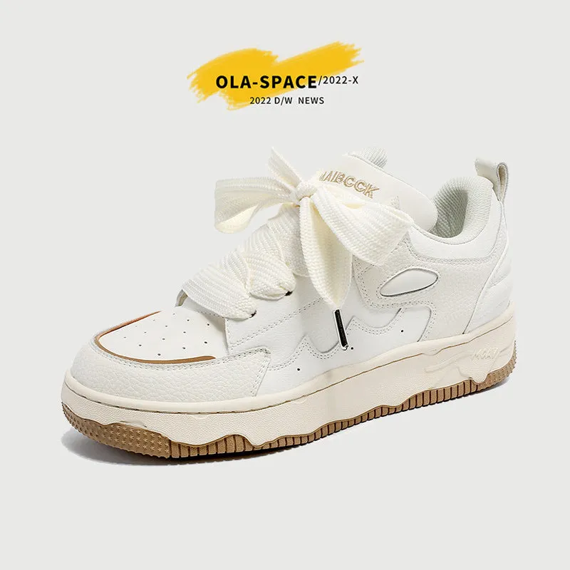 Cream Puff-100 Flat Sneakers