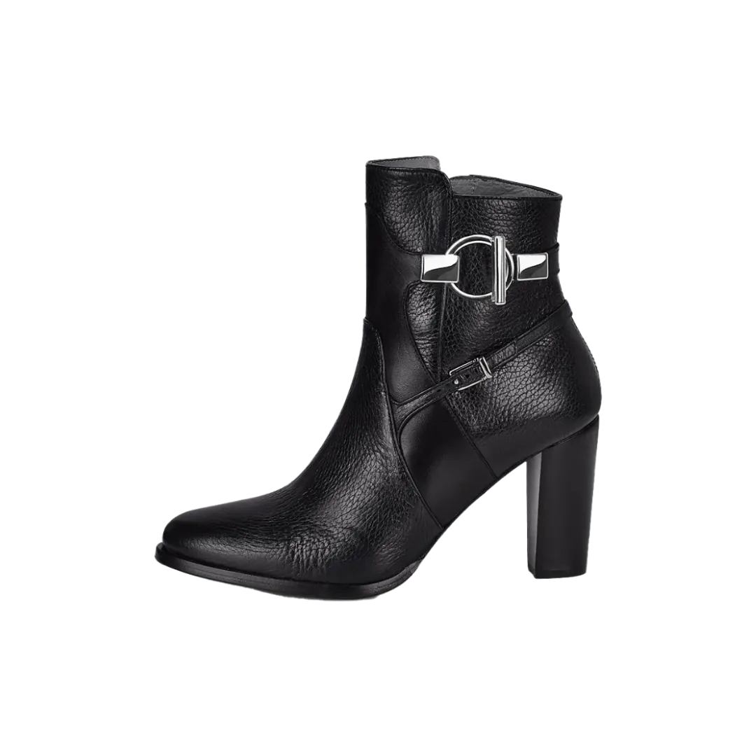 Cuadra Women's Black Ternera Inca Bootie