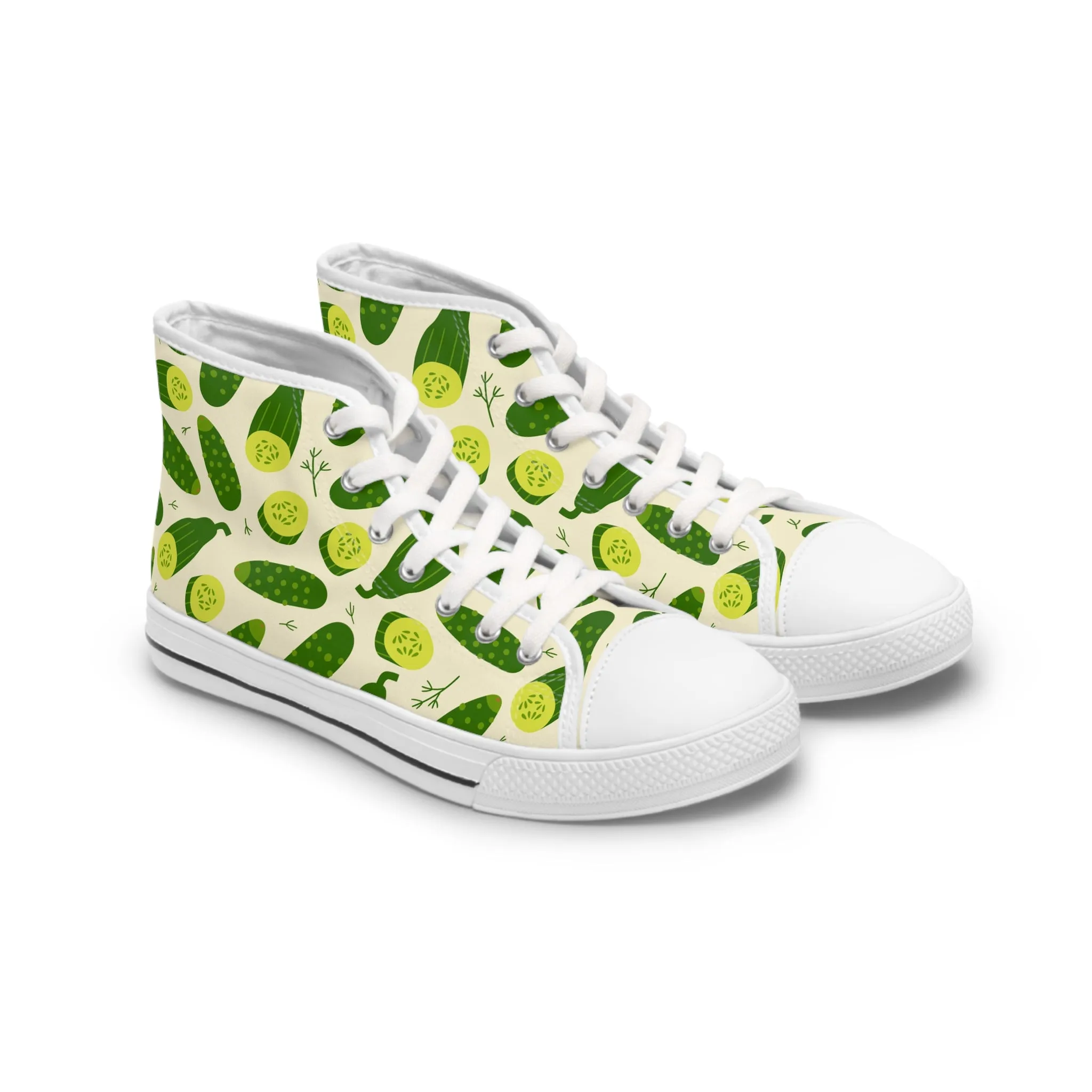 Cucumbers Women's High Top Sneakers