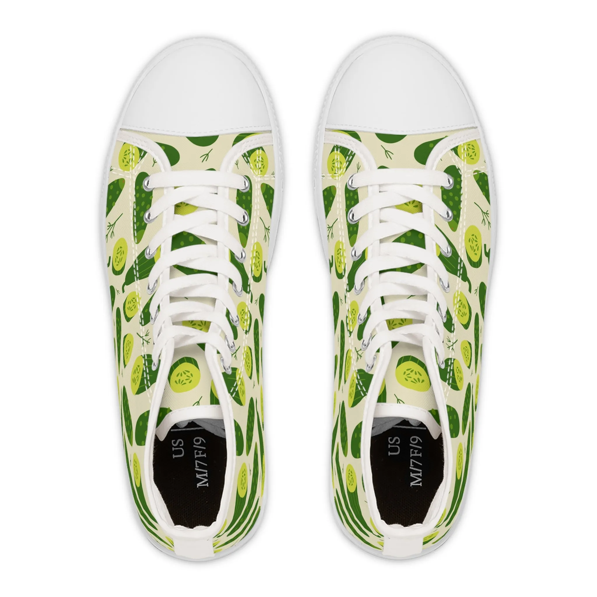 Cucumbers Women's High Top Sneakers