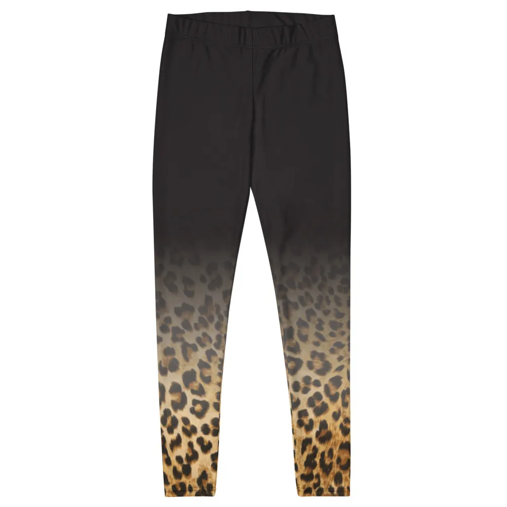 Dark Cheetah Gradient Leggings