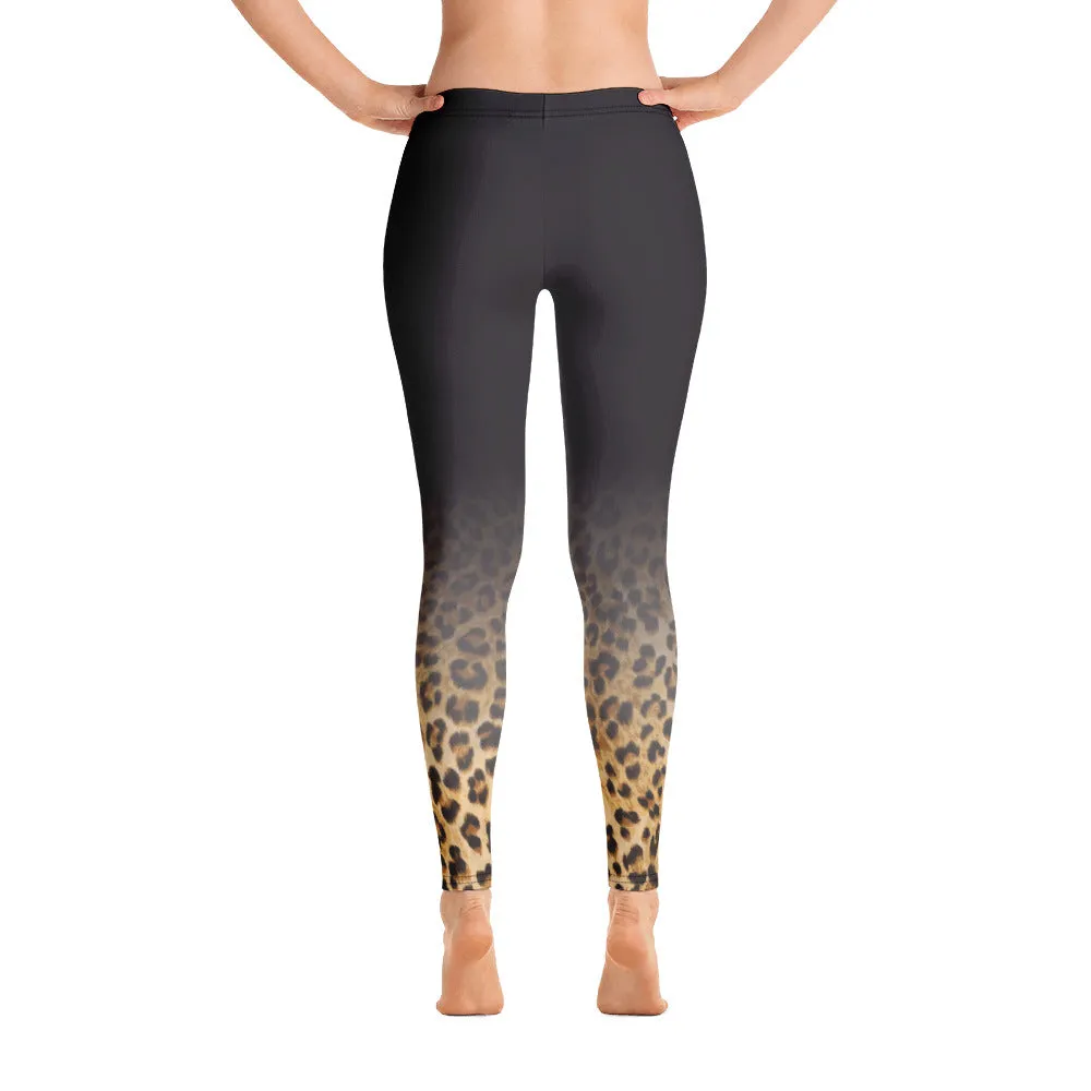 Dark Cheetah Gradient Leggings