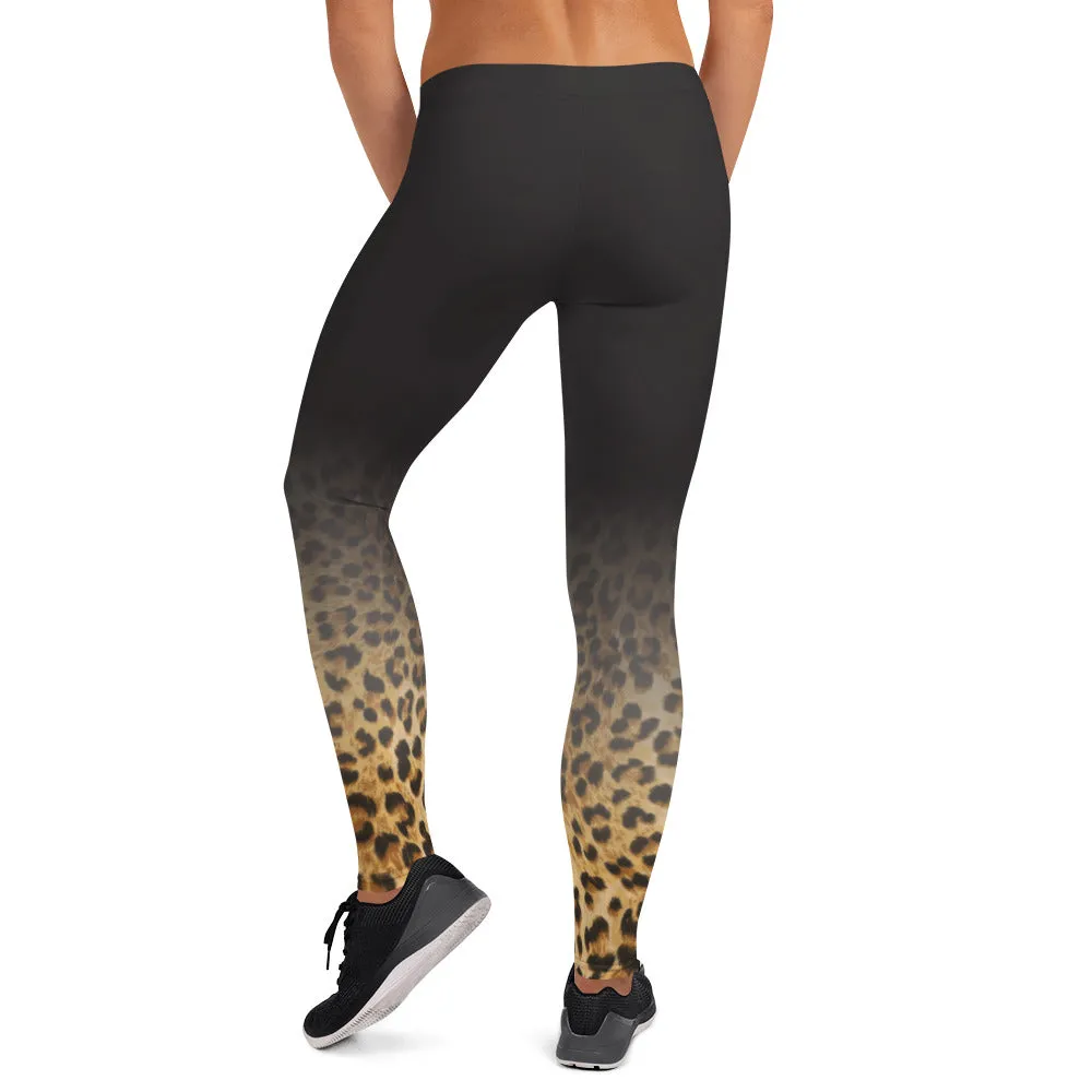 Dark Cheetah Gradient Leggings