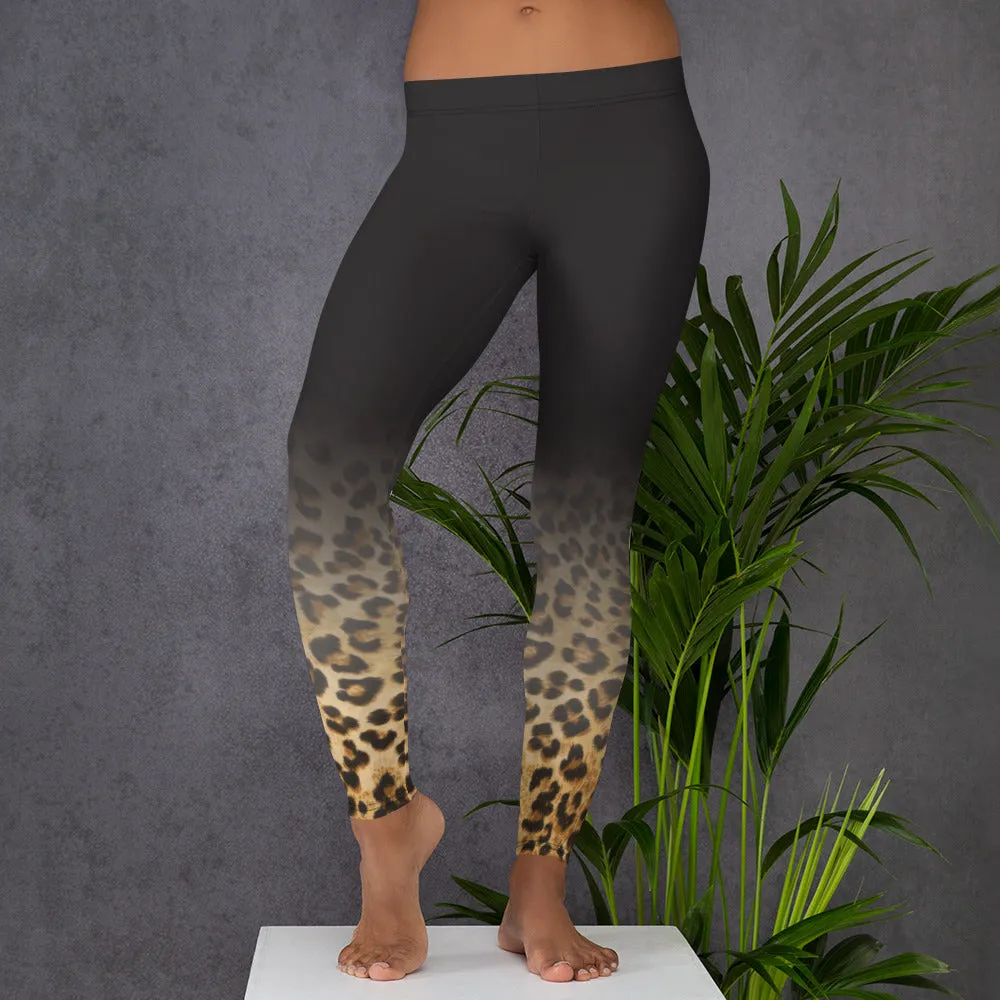 Dark Cheetah Gradient Leggings