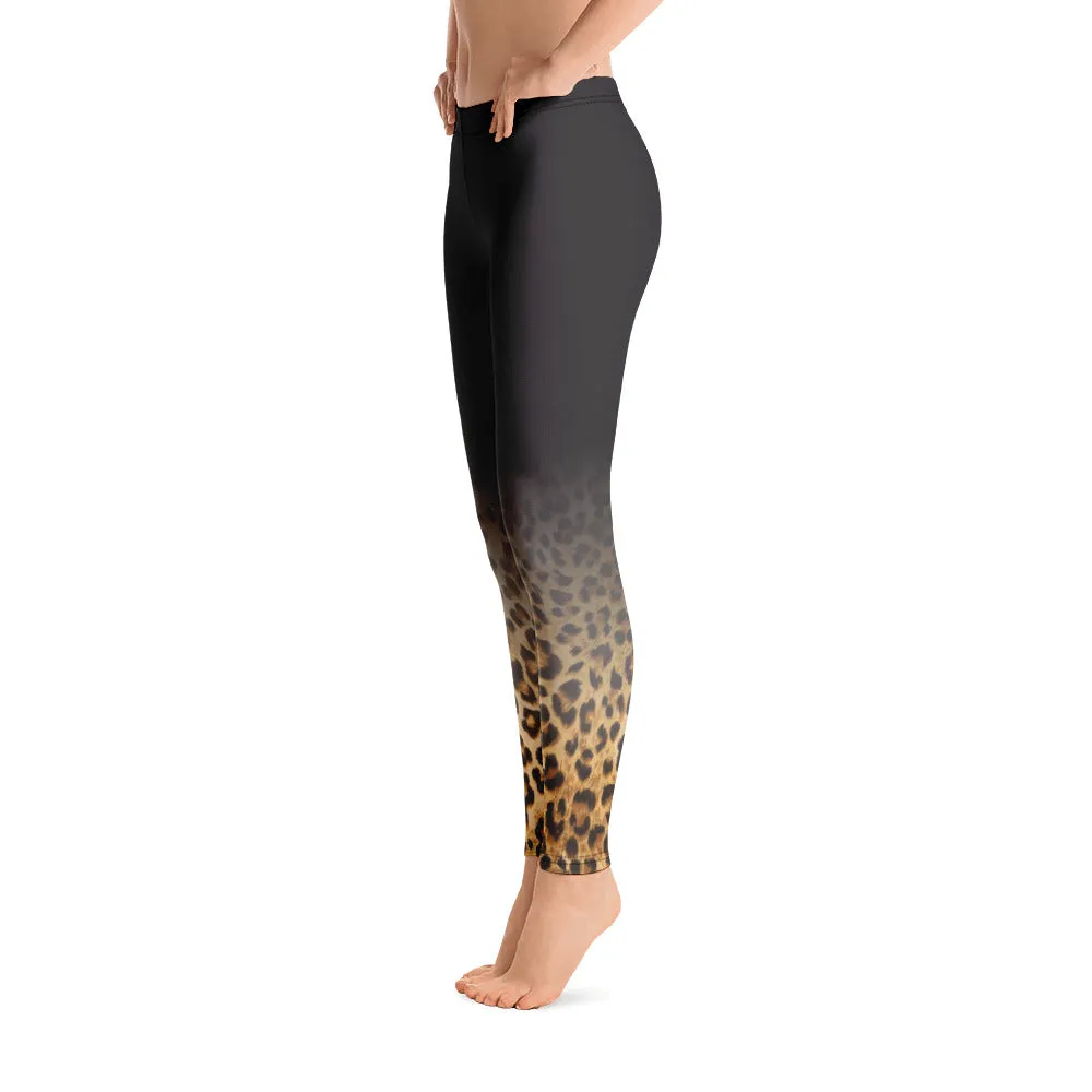 Dark Cheetah Gradient Leggings