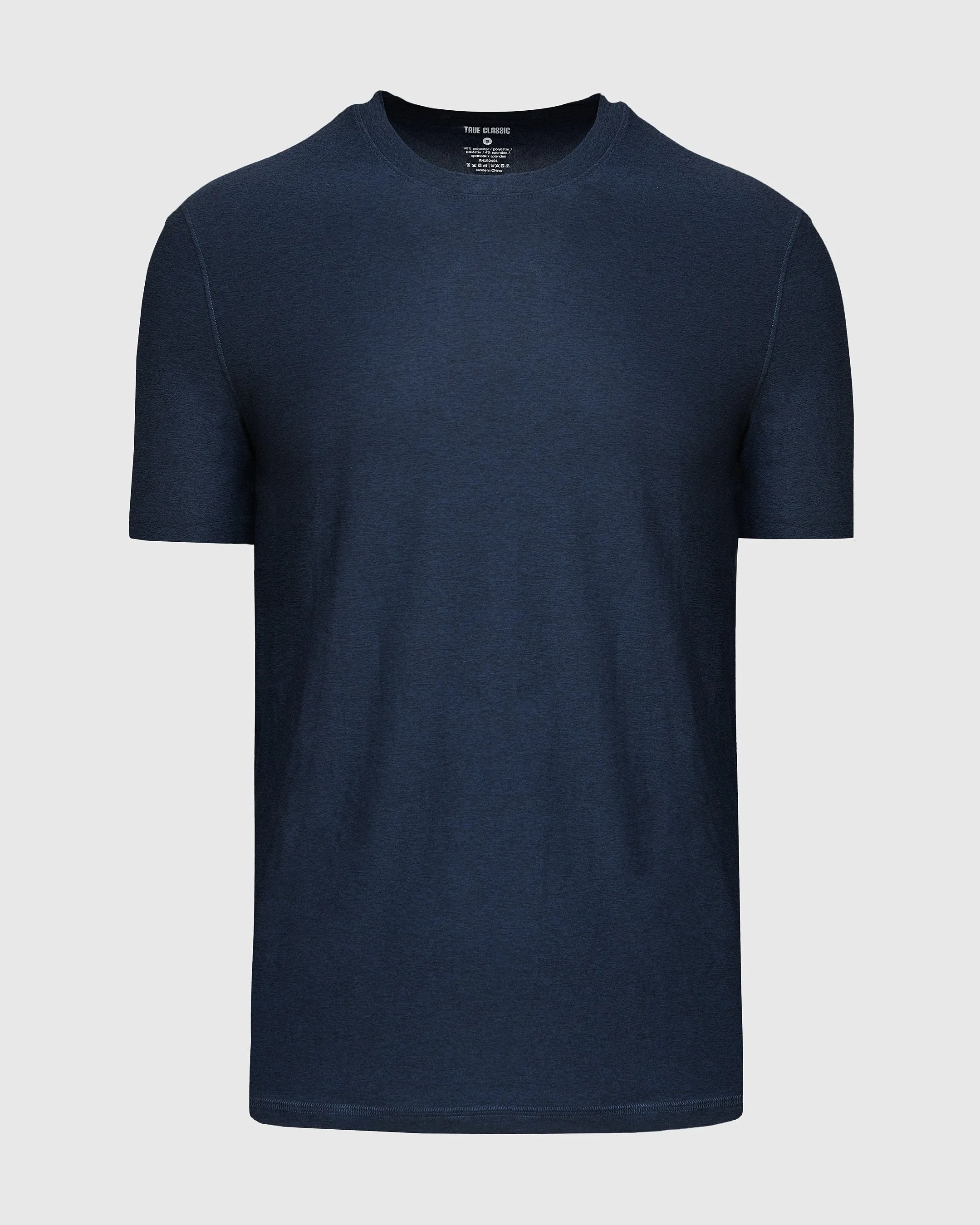 Dark Heather Cadet Active Crew Neck Tee