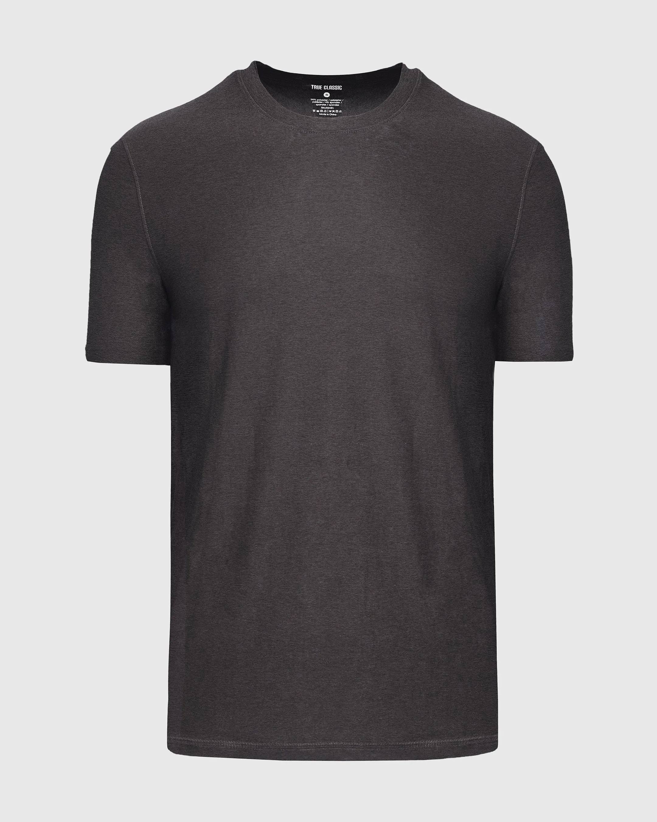 Dark Heather Tempest Active Crew Neck Tee