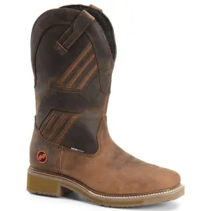 Double H Men's Equalizer Brown Waterproof Composite Toe Work Boots DH5354