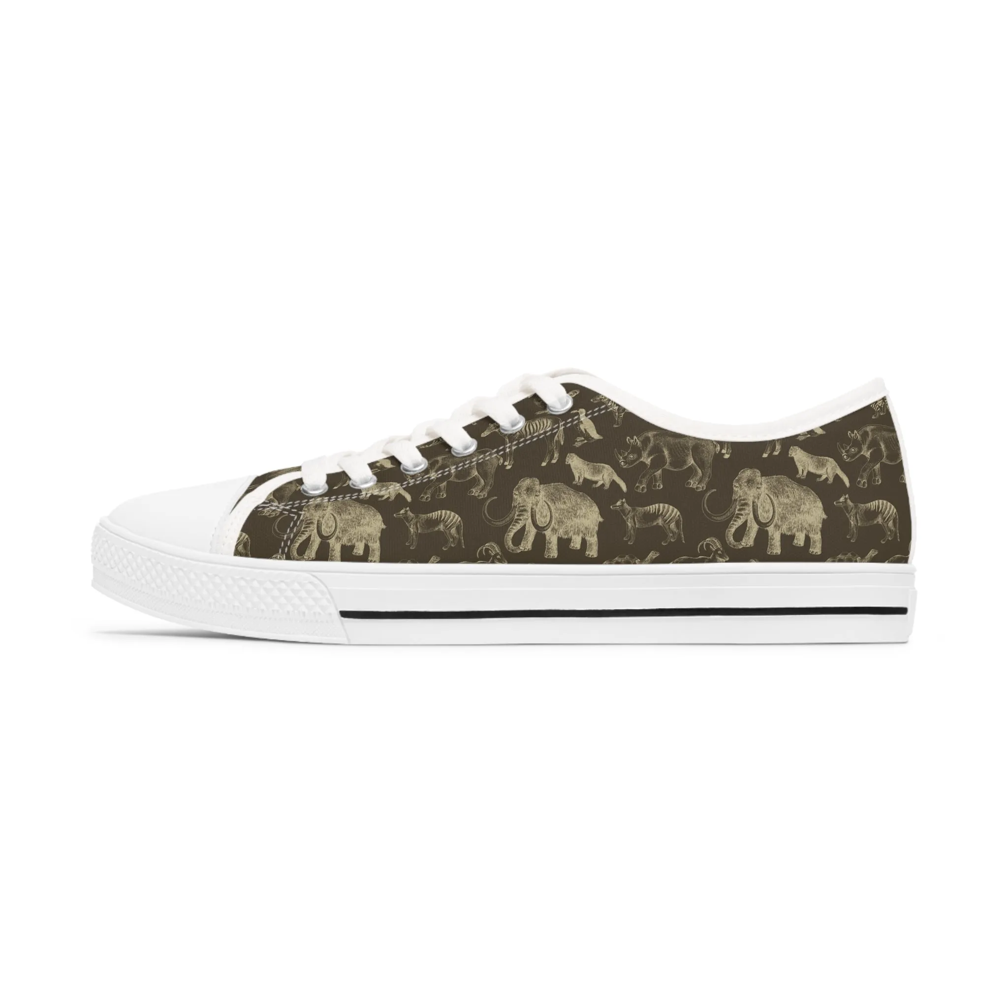 Extinct Animals Women's Low Top Sneakers