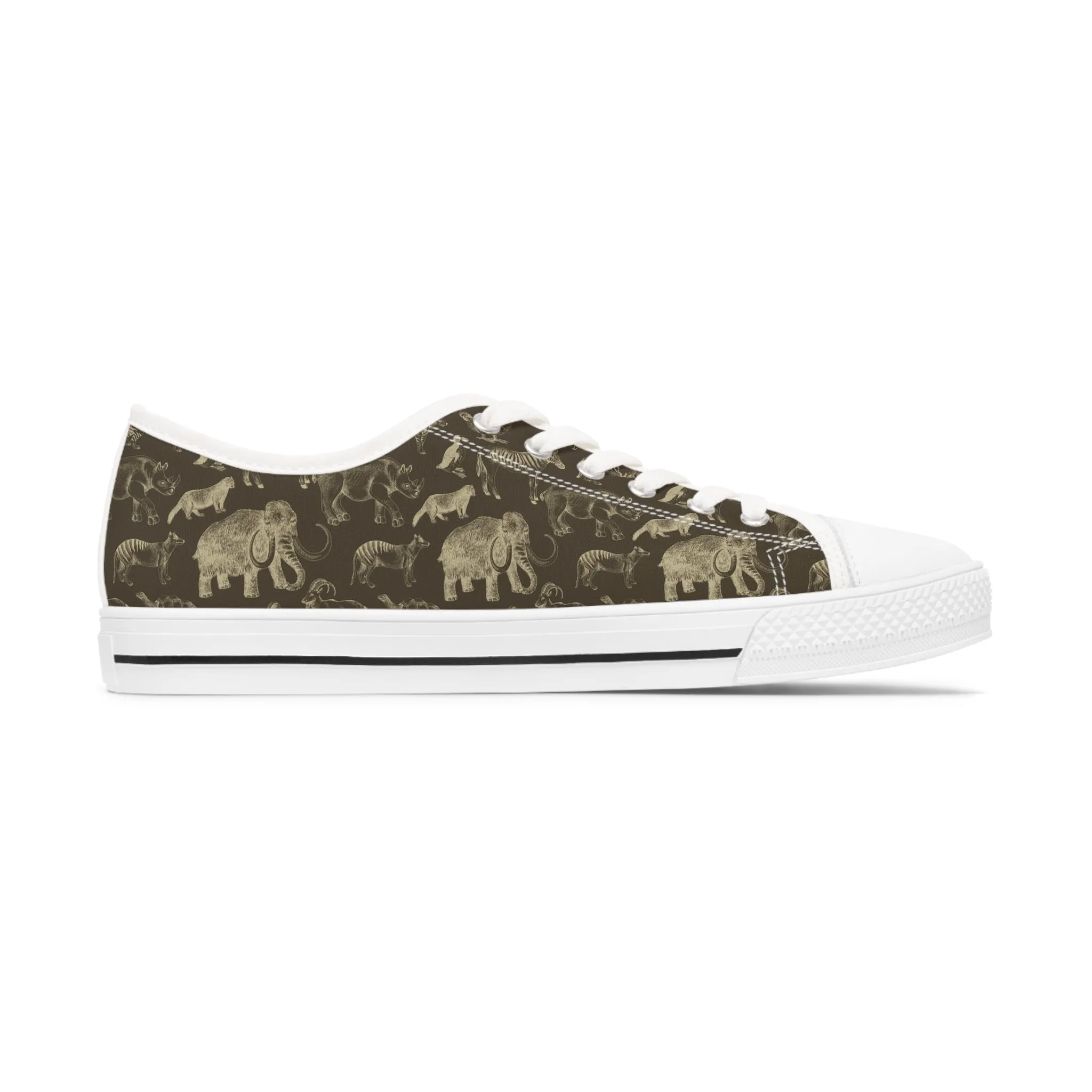 Extinct Animals Women's Low Top Sneakers