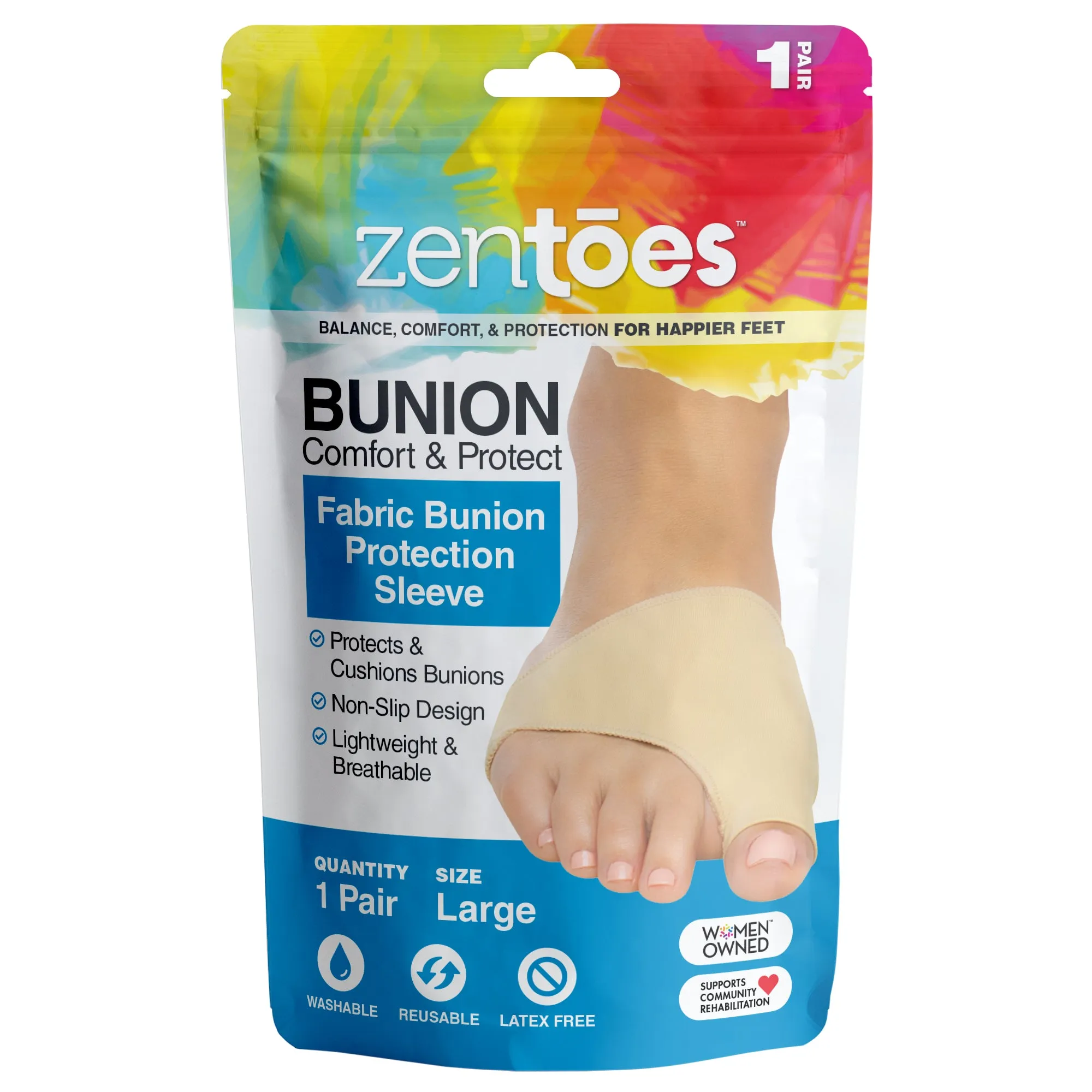 Fabric Covered Gel Bunion Shields