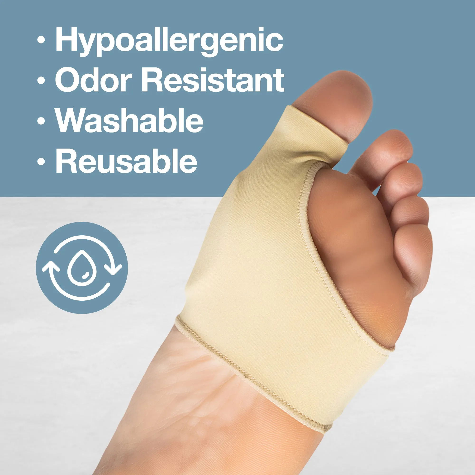 Fabric Covered Gel Bunion Shields