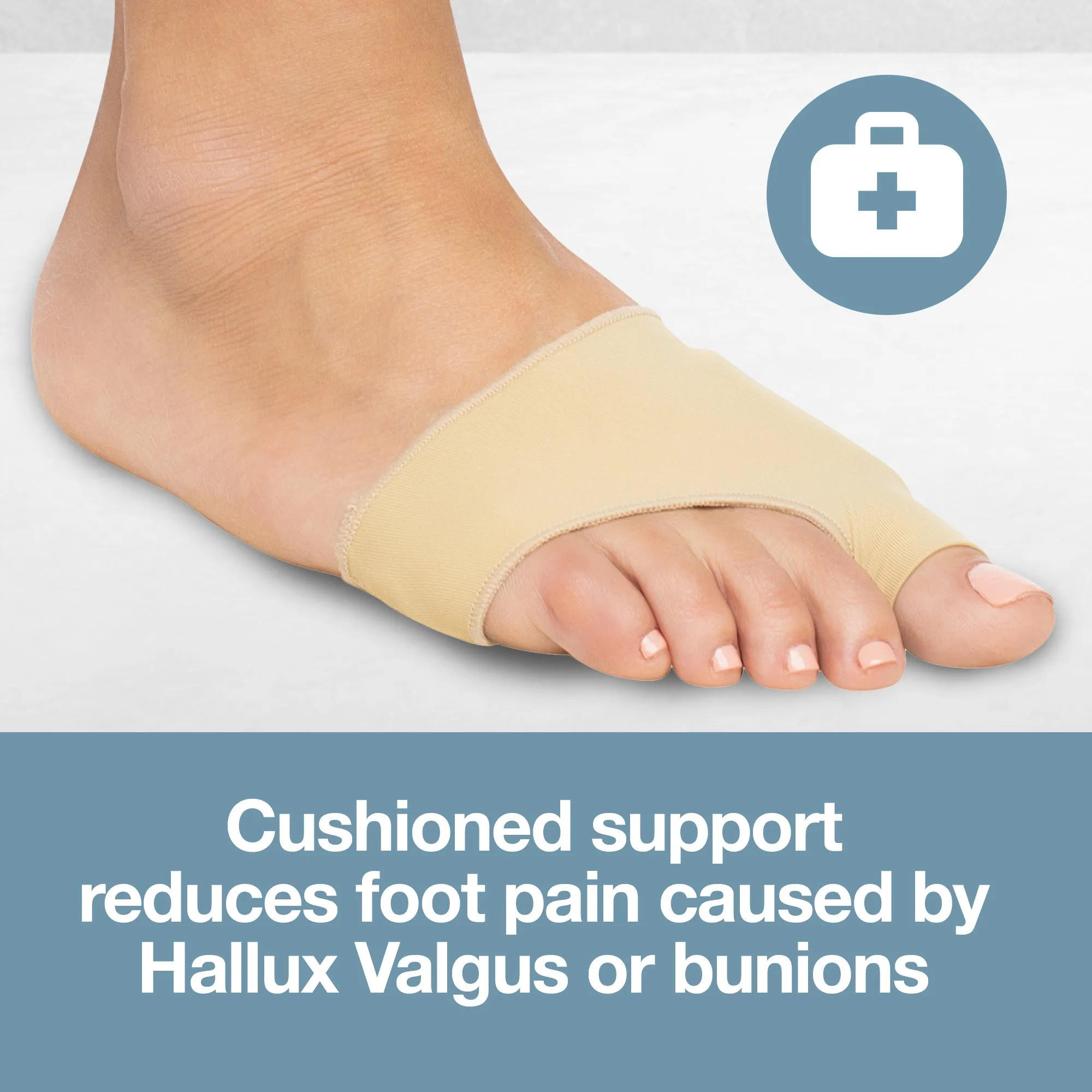 Fabric Covered Gel Bunion Shields