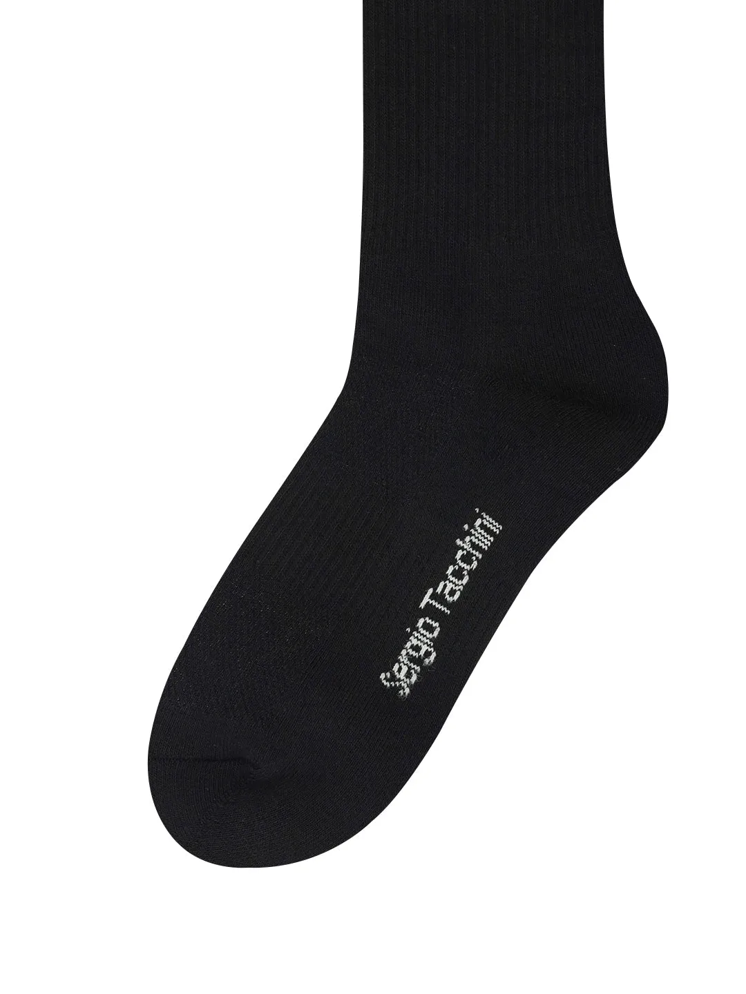 Flag High Socks- Black/ Black