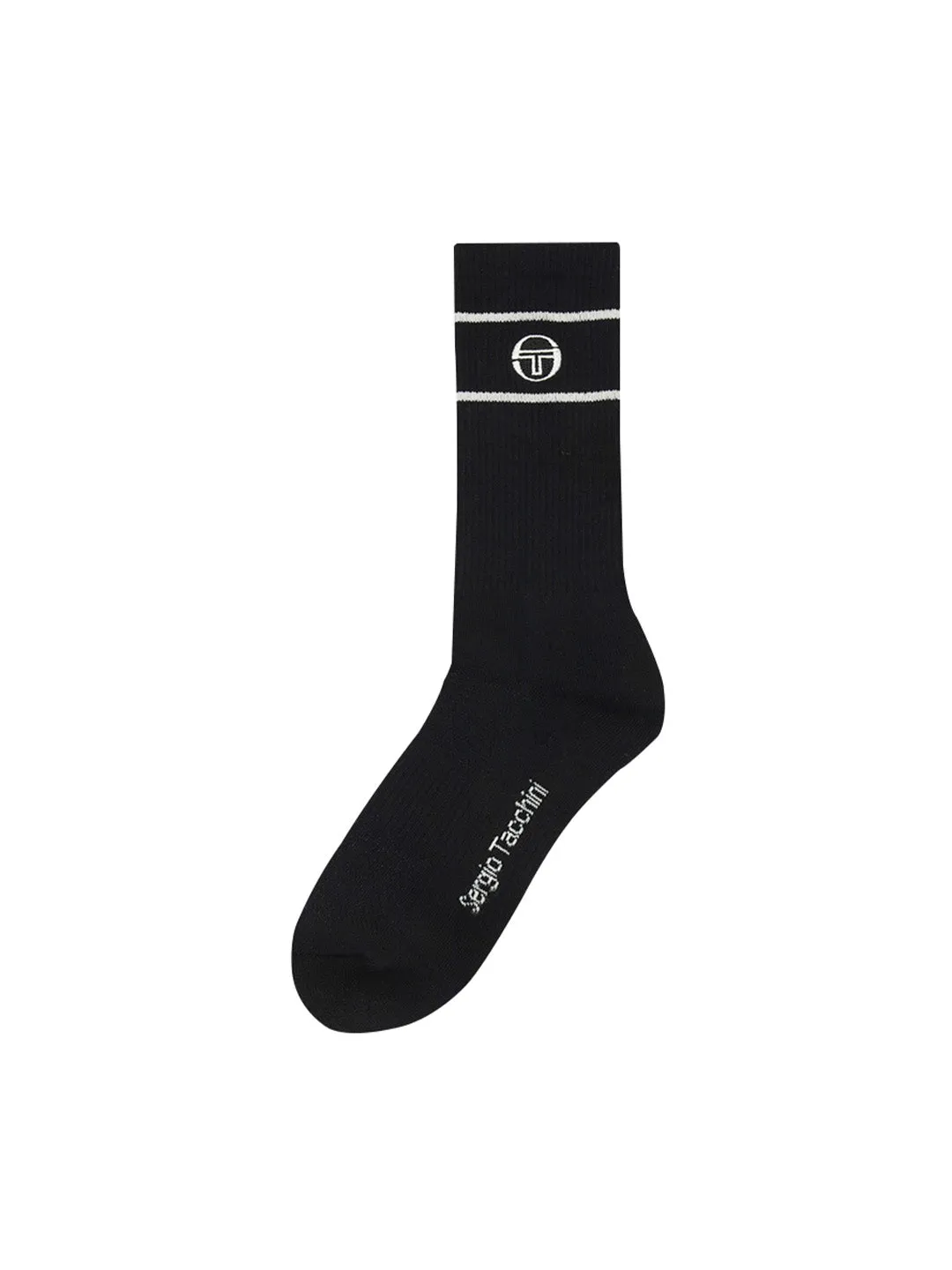 Flag High Socks- Black/ Black