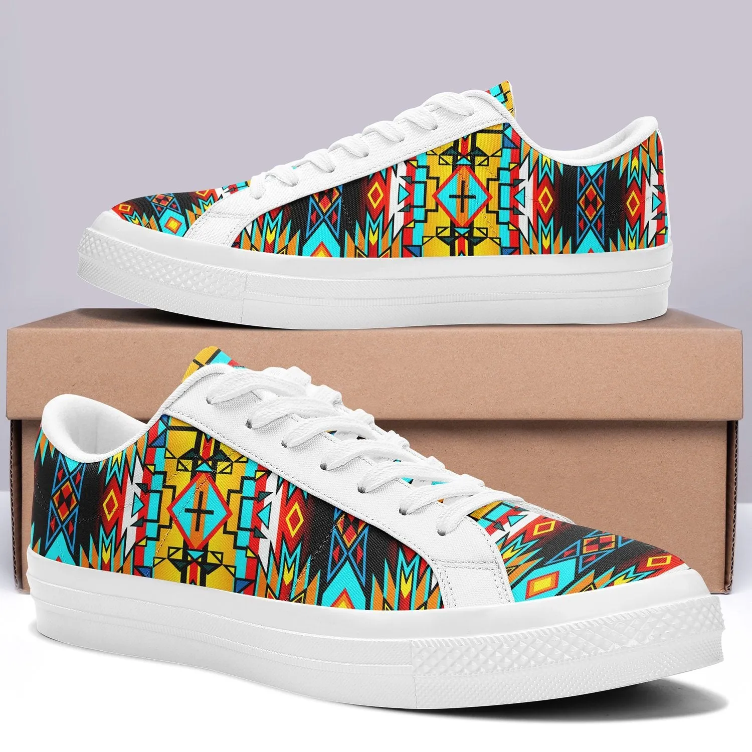 Force of Nature Twister Aapisi Low Top Canvas Shoes White Sole