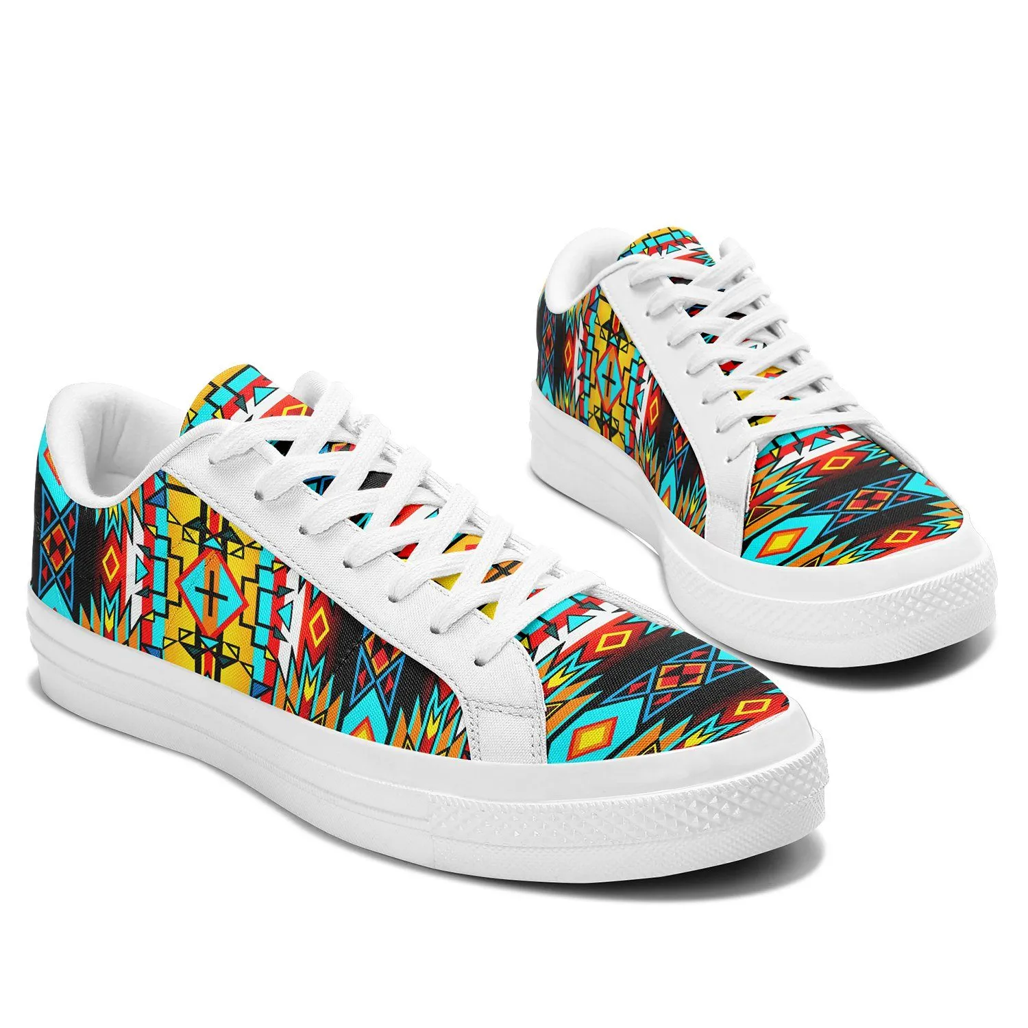 Force of Nature Twister Aapisi Low Top Canvas Shoes White Sole