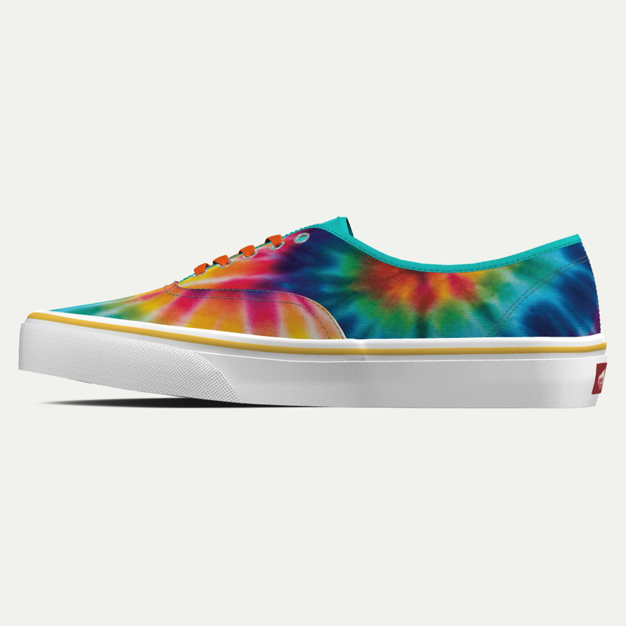 Funky Yeti x Vans Customs Authentic Shoes - Tie Dye