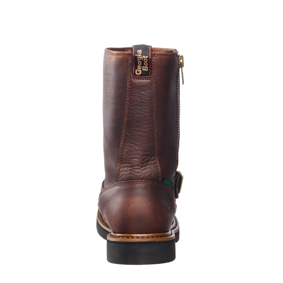 Georgia Mens Copper Kettle Leather Wellington Waterproof Work Boots