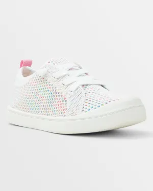 Girls Bayshore Closed Knit Plus Shoes - Bright White