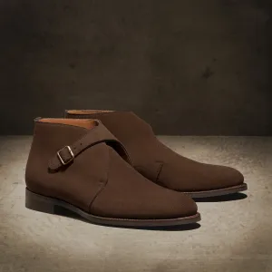 GMTO Brown Suede Buckle Chukka Boot 50% DEPOSIT