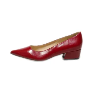 Graceland Mid-Heel Shoes Leather Red Colour For Women