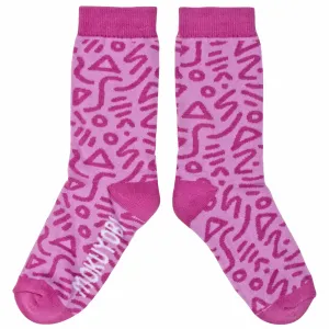 Grape Jelly Zap Socks