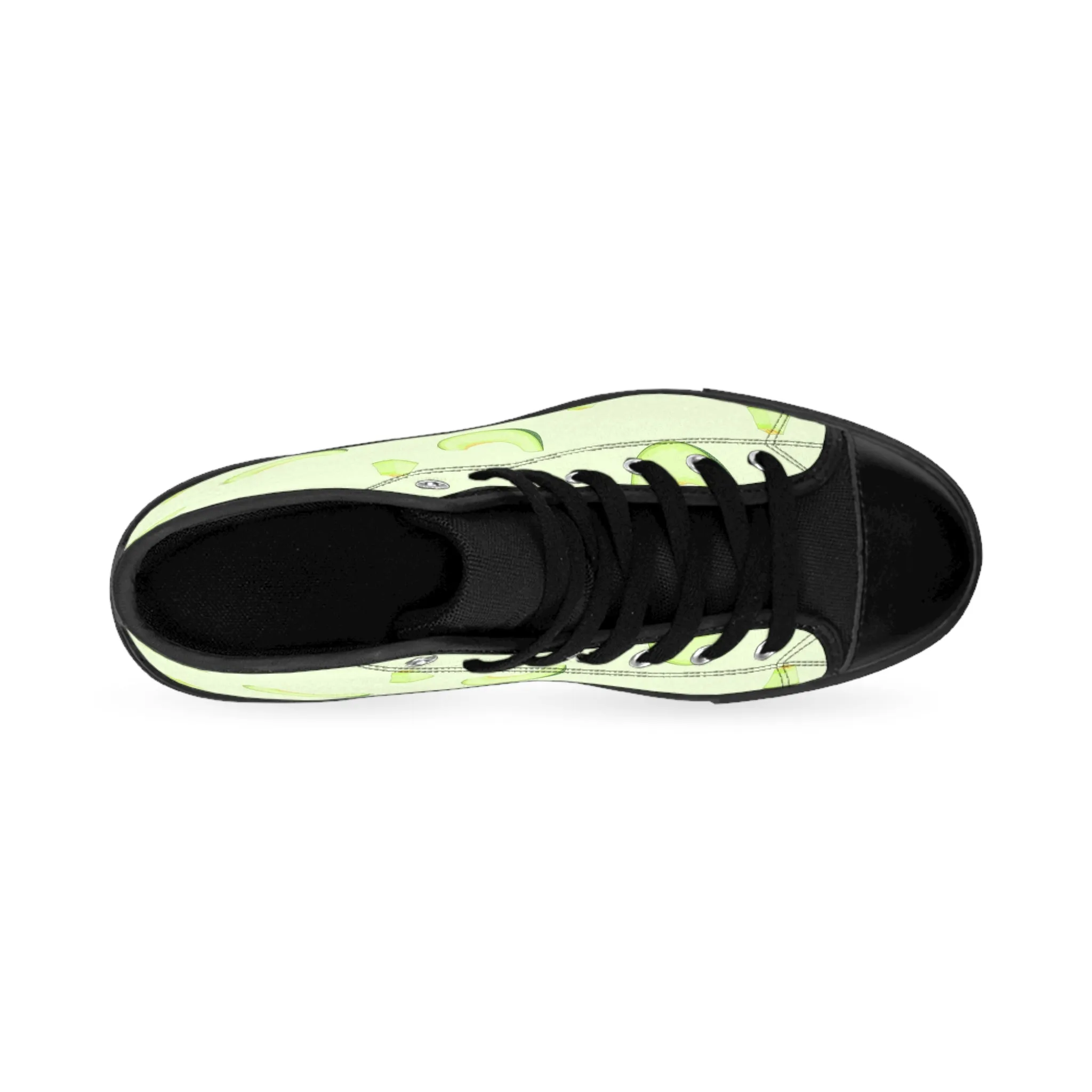 Green Melon Slices Men's Classic Sneakers