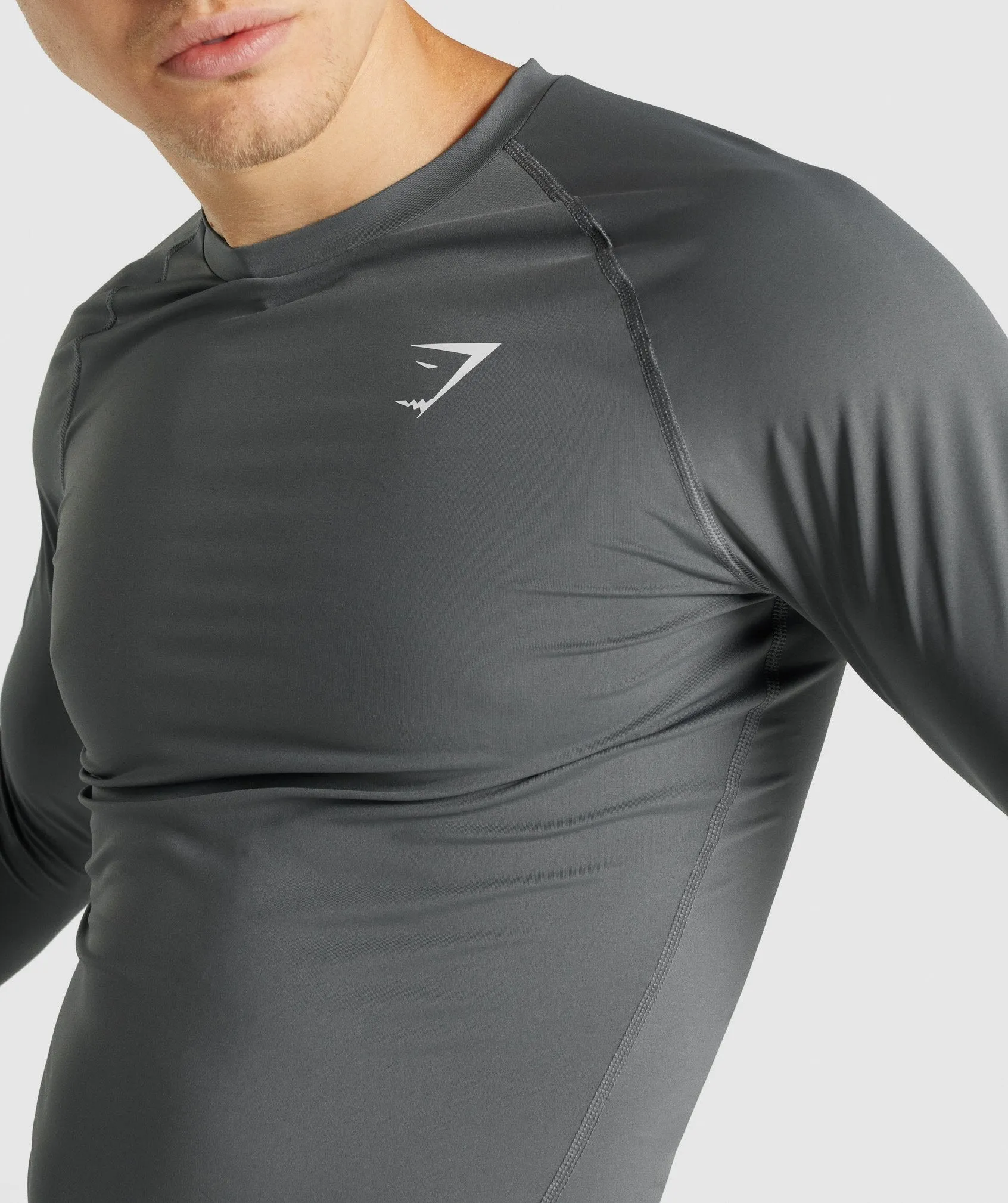 Gymshark Element Baselayer Long Sleeve T-Shirt - Charcoal