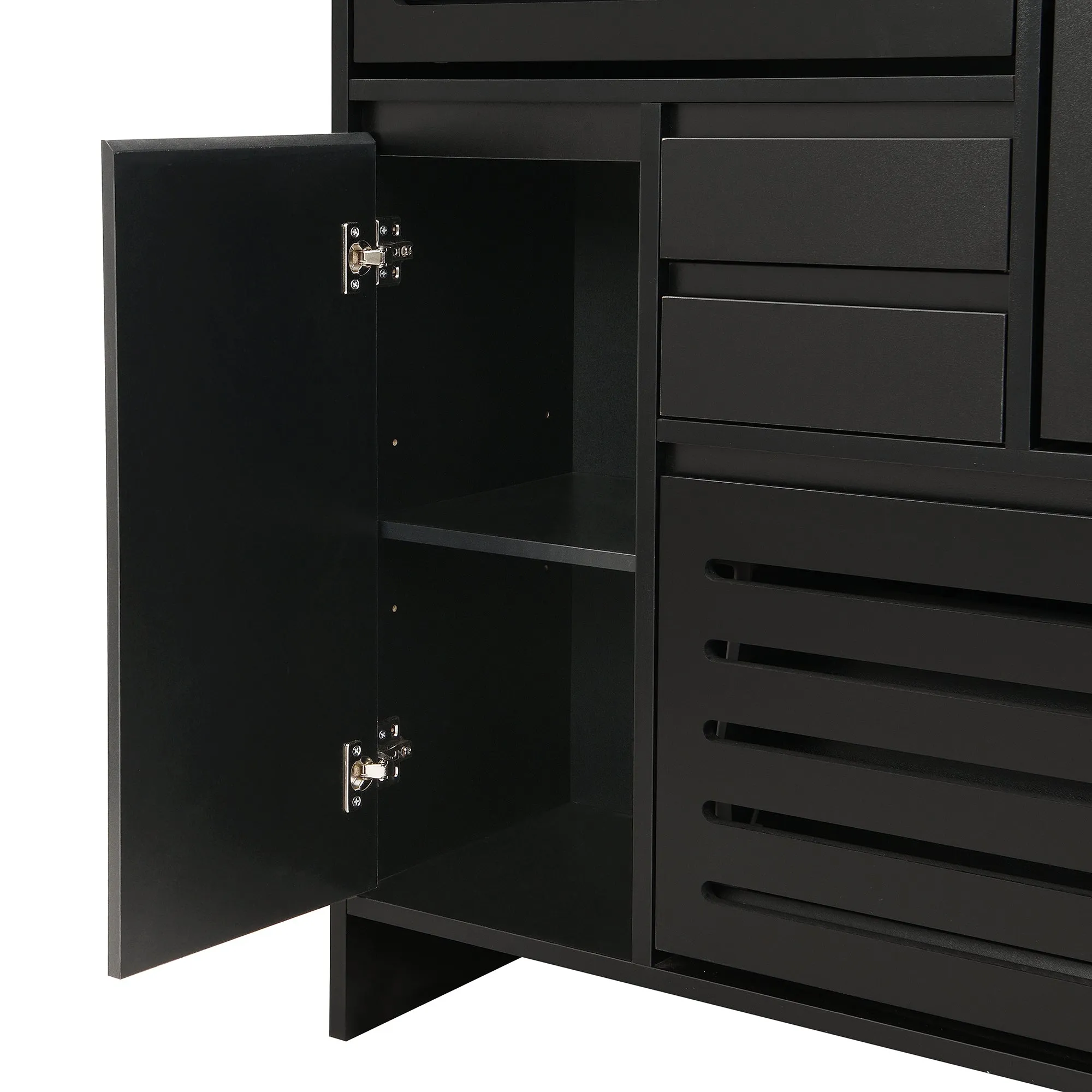 Haru Multi-Functional Shoe Cabinet - Black