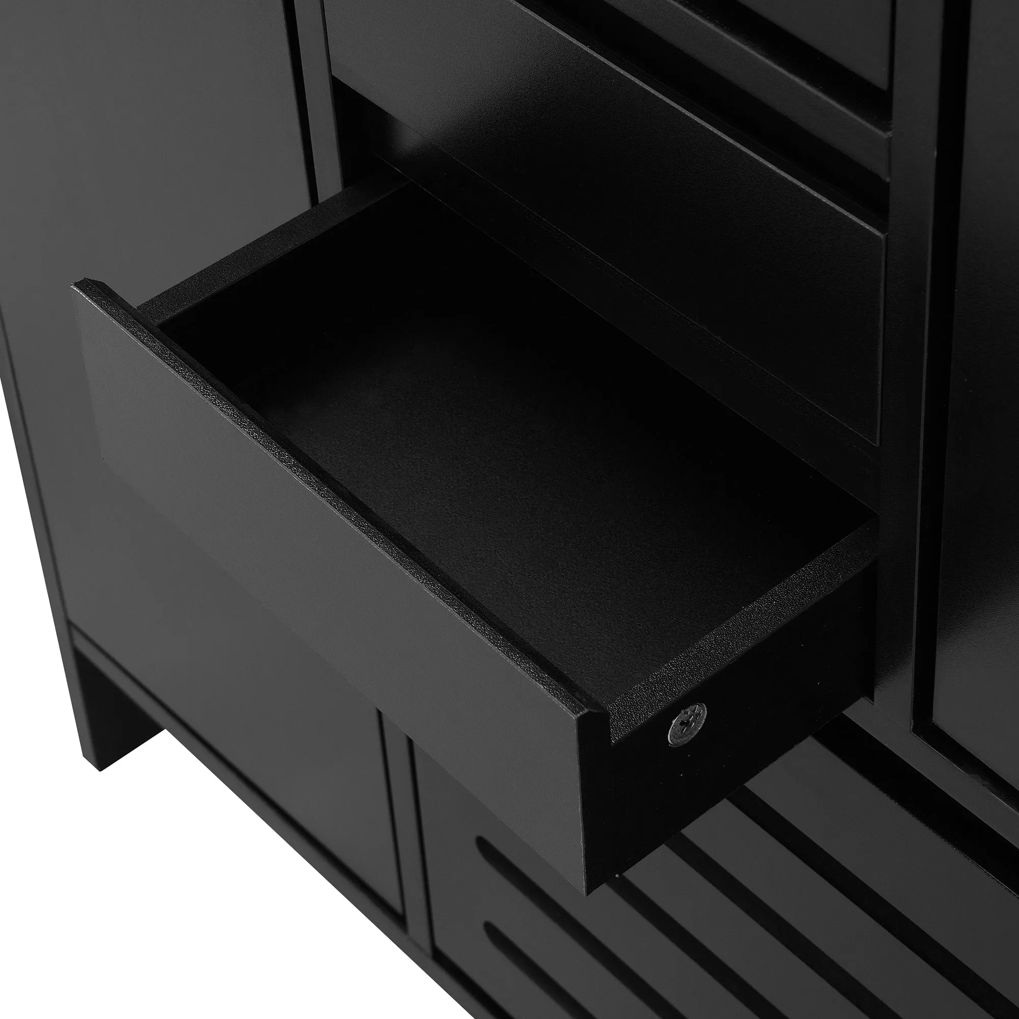 Haru Multi-Functional Shoe Cabinet - Black