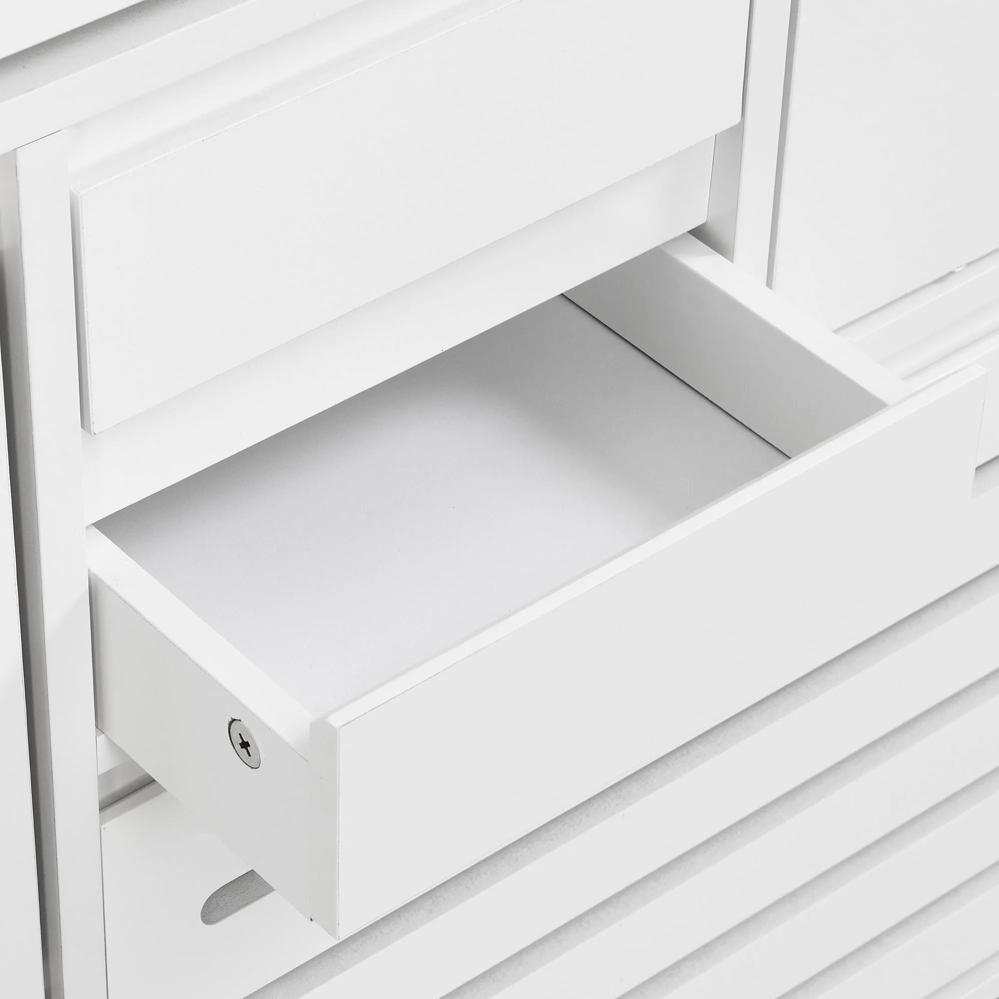 Haru Multi-Functional Shoe Cabinet - White