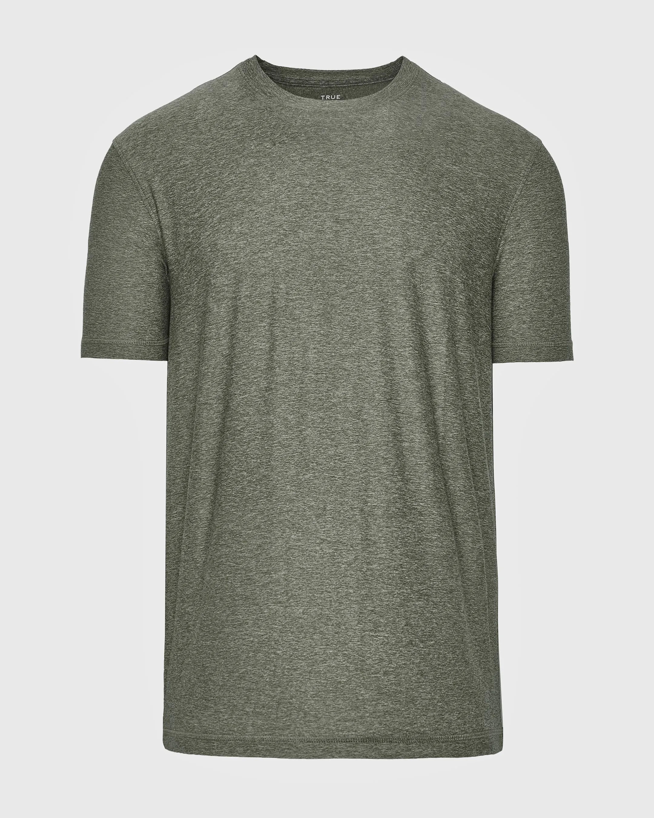 Heather Forest Active Crew Neck Tee