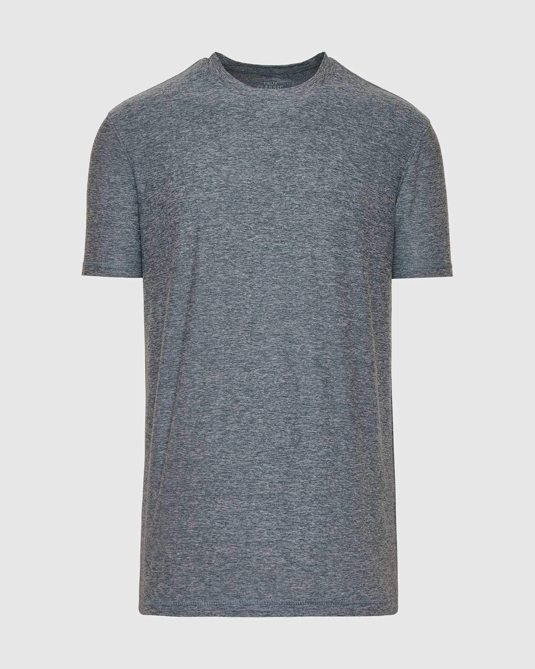 Heather Navy Tall Active Crew Neck