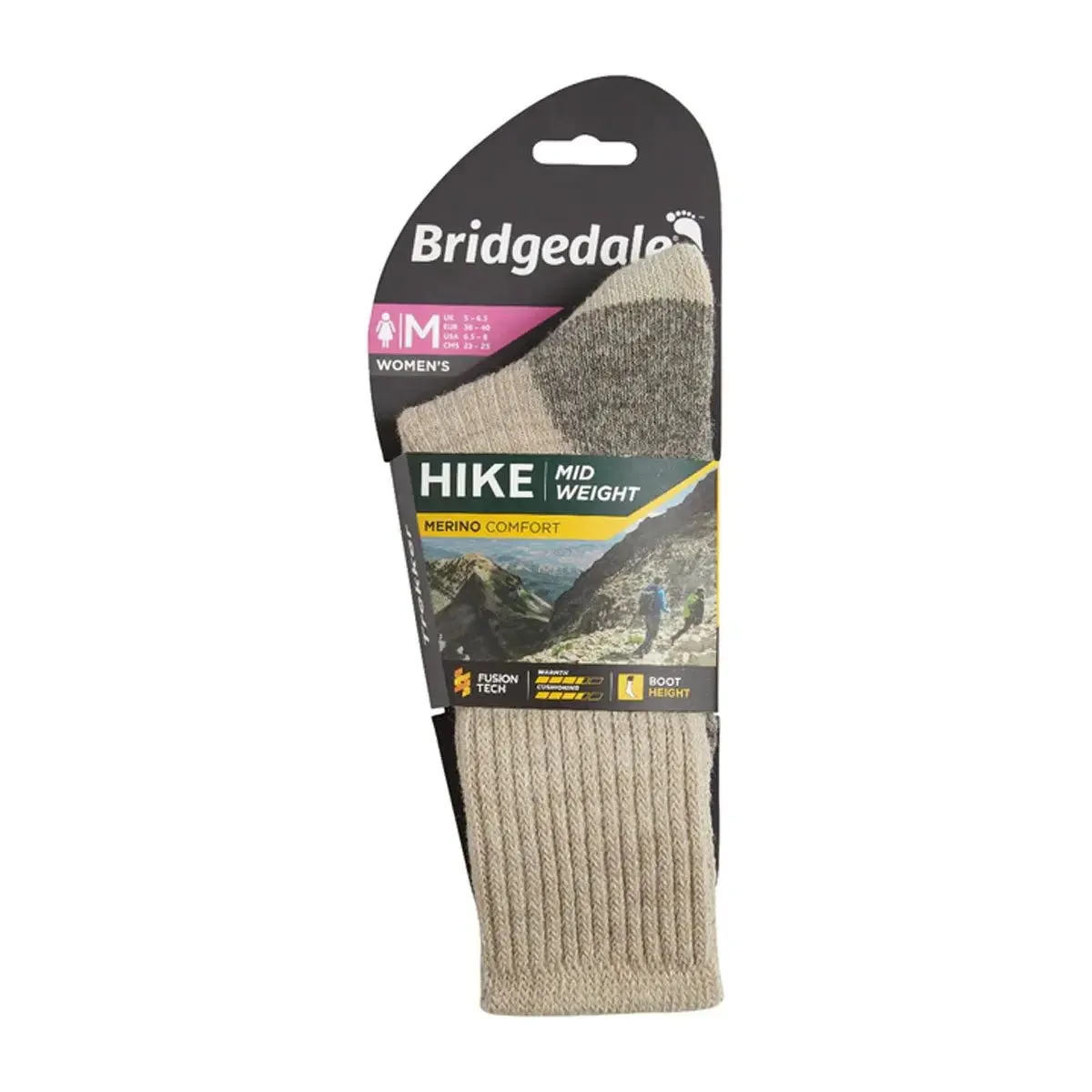 Hike Midweight Merino Comfort - Natural