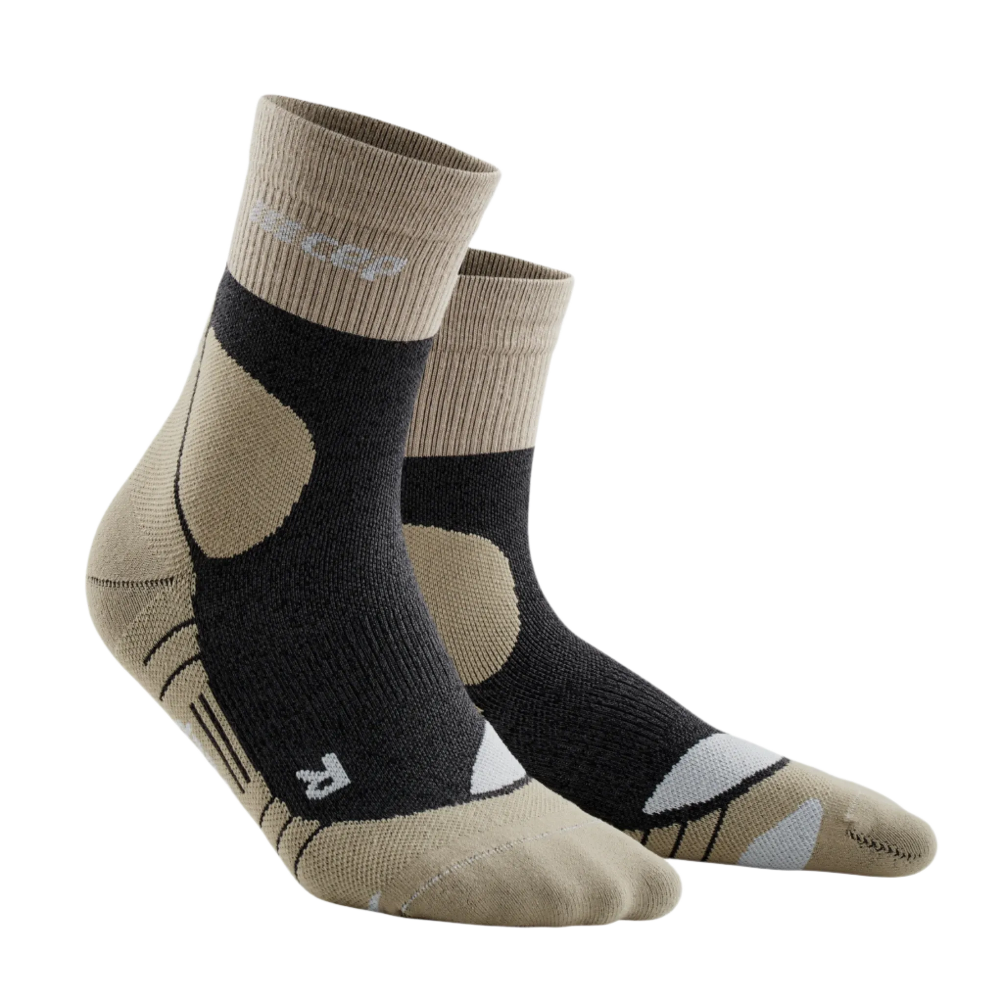 Hiking Merino Mid Cut Compression Socks, Women