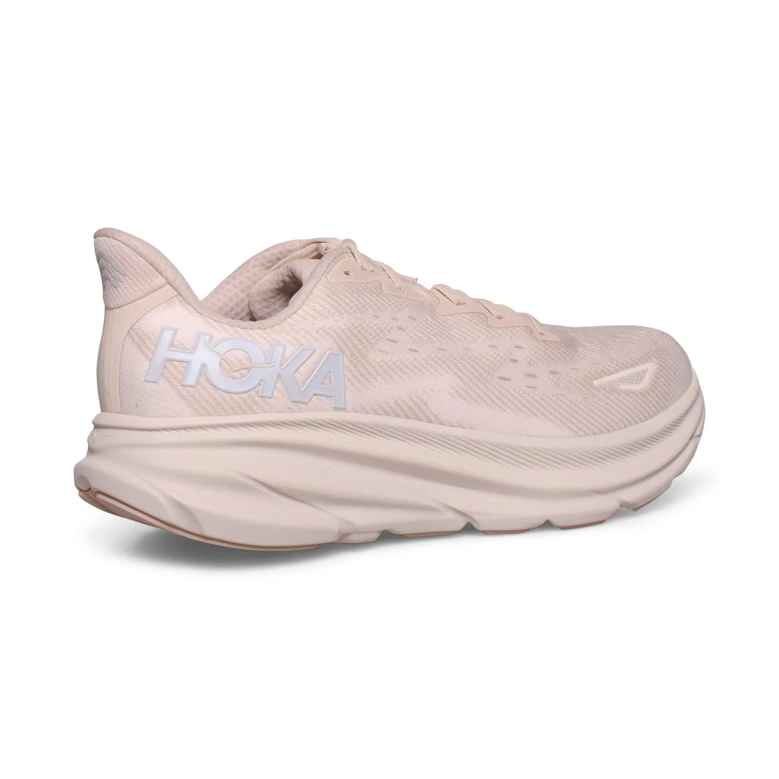 Hoka One One Clifton 9 Shifting Sand / Eggnog Running Shoes - Women's