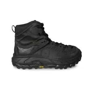 Hoka One One Tor Ultra Hi Black Hiking Boots - Men's