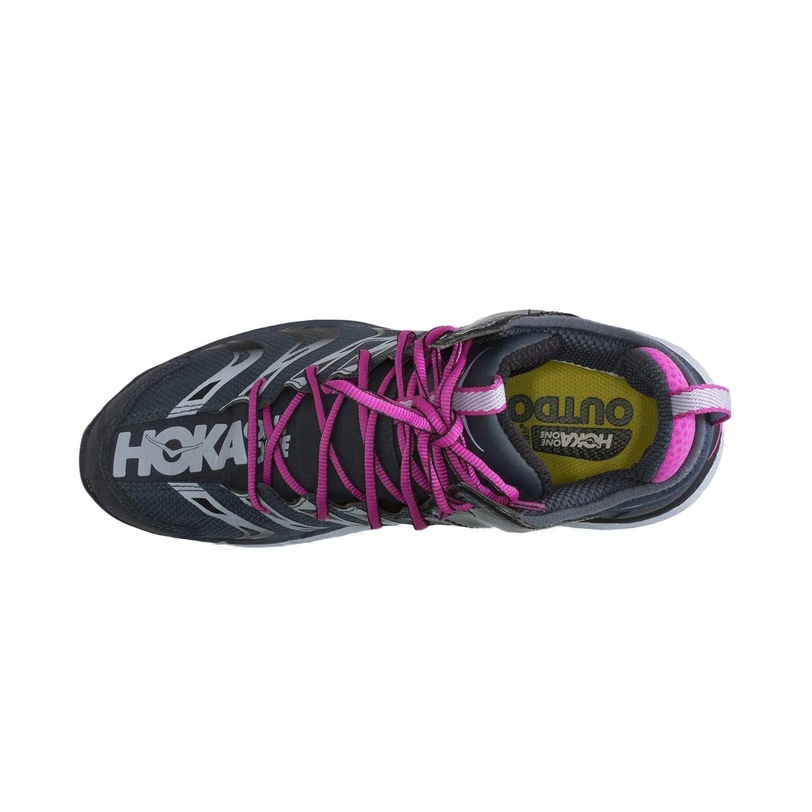 HOKA Tor Speed 2 Mid Midnight Navy / Neon Fuchsia Running Boots