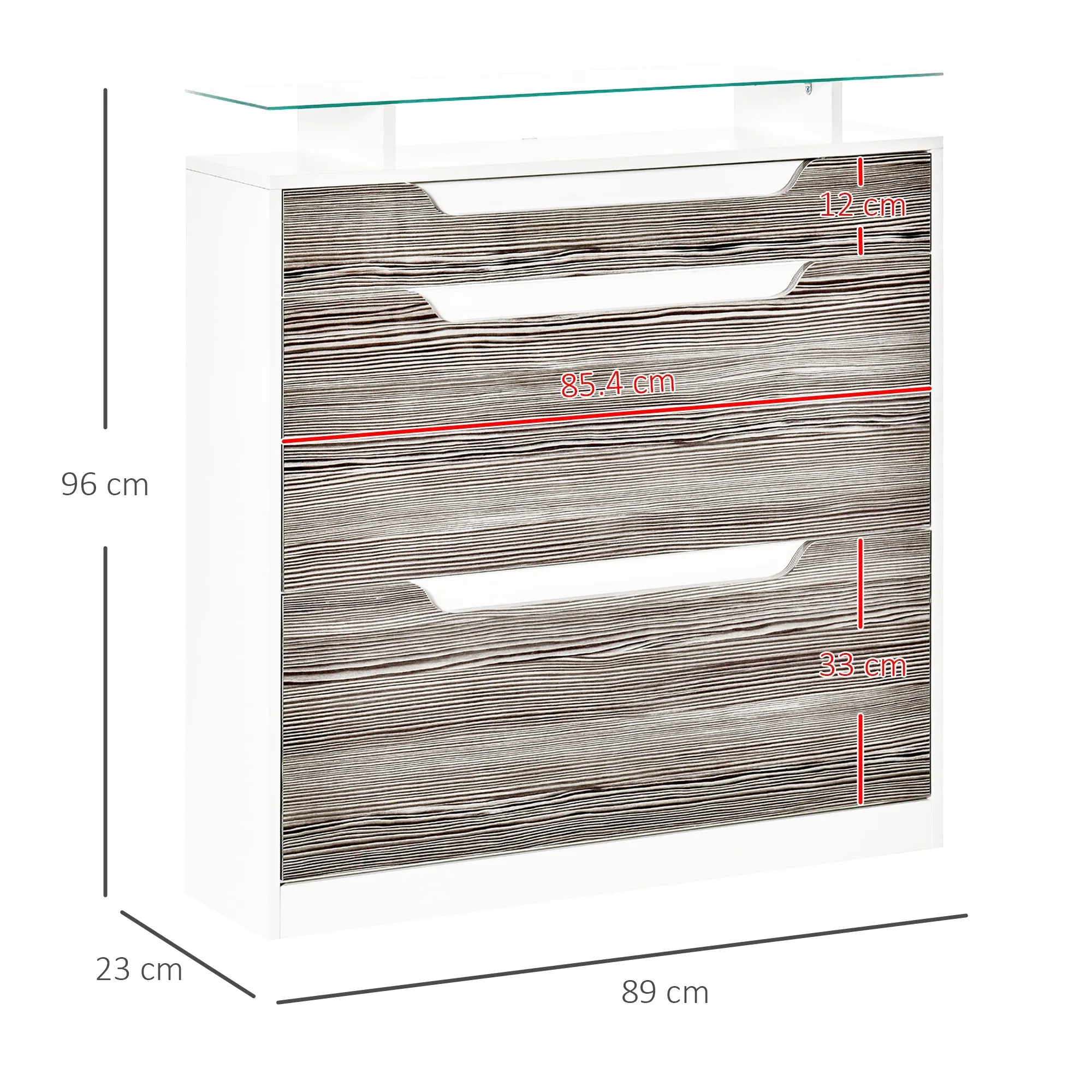 Homcom Shoe Storage Cabinet