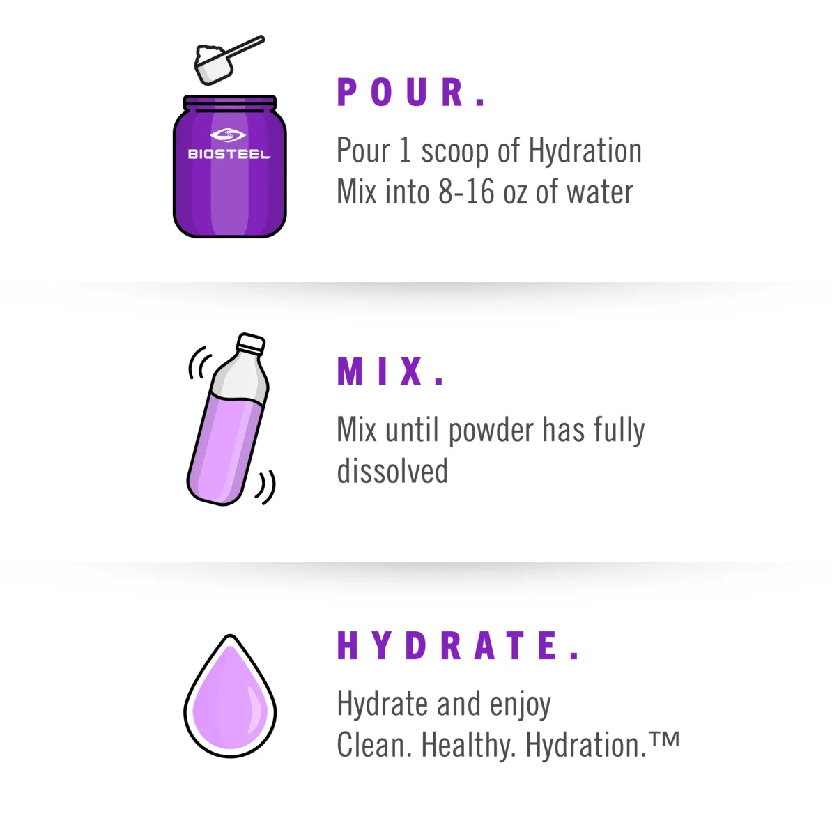 HYDRATION MIX / Grape - 20 Servings