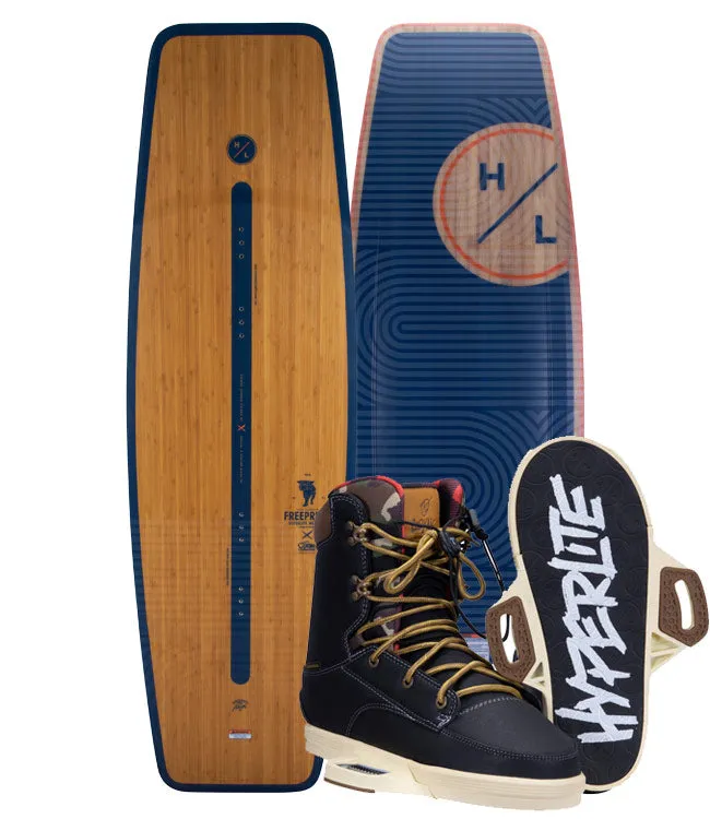 Hyperlite Freepress Wakeboard Package with Codyak Boots (2022)