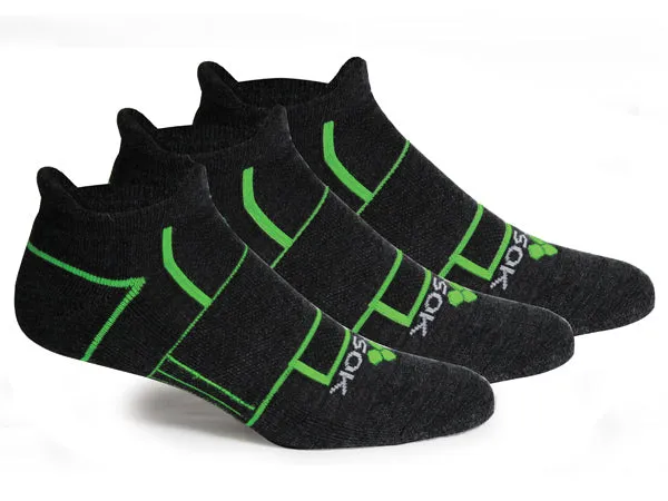 ISW Isolwool No-Show (3 Pair Pack) Runner Socks