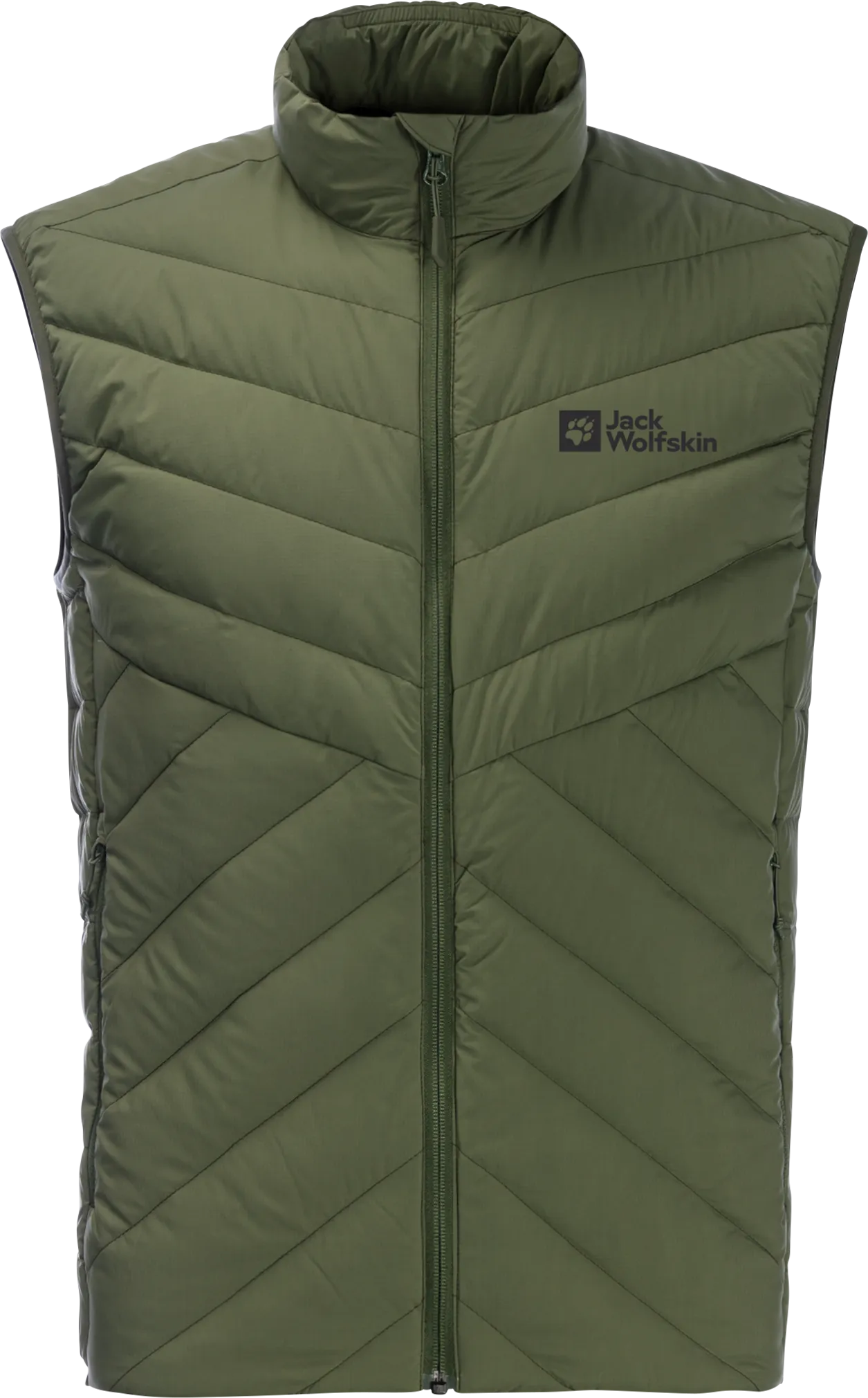 Jack Wolfskin Men&#x27;s Athletic Down Vest Greenwood | Buy Jack Wolfskin Men&#x27;s Athletic Down Vest Greenwood here | Outnorth