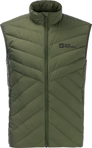 Jack Wolfskin Men&#x27;s Athletic Down Vest Greenwood | Buy Jack Wolfskin Men&#x27;s Athletic Down Vest Greenwood here | Outnorth