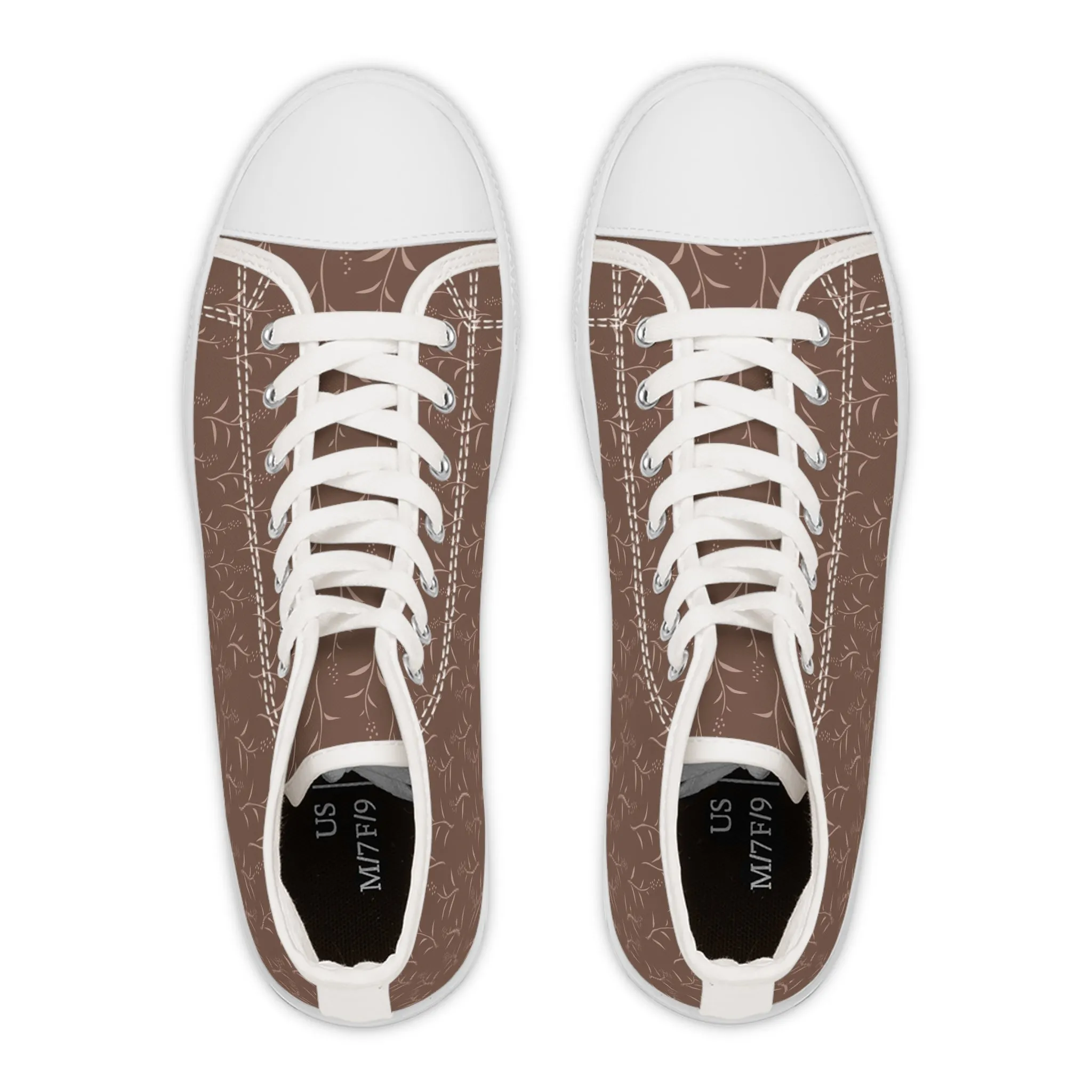 Japanese Leaf Branch Women's High Top Sneakers