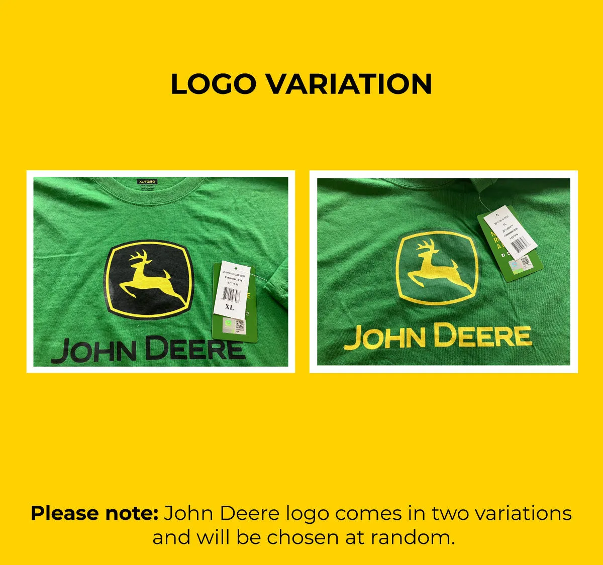 John Deere Green Men's Logo Tee