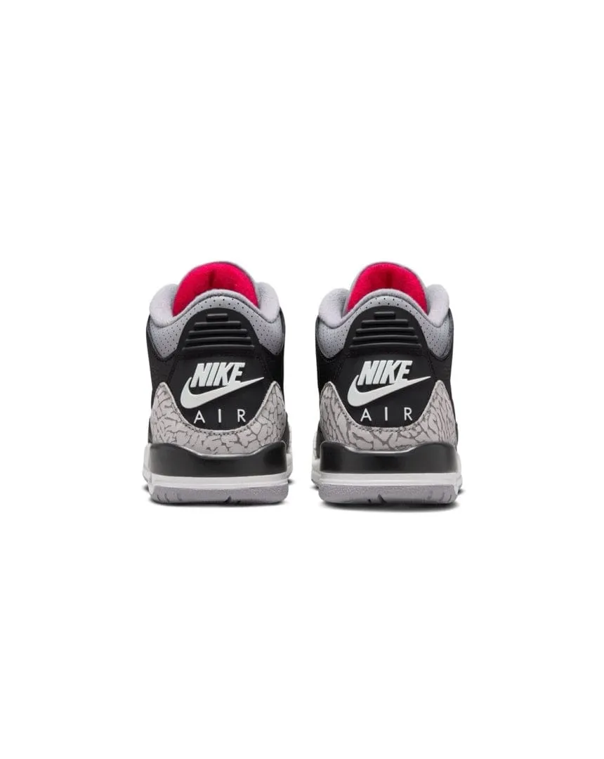 Jordan 3 Retro ( GS ) - "Black Cement"